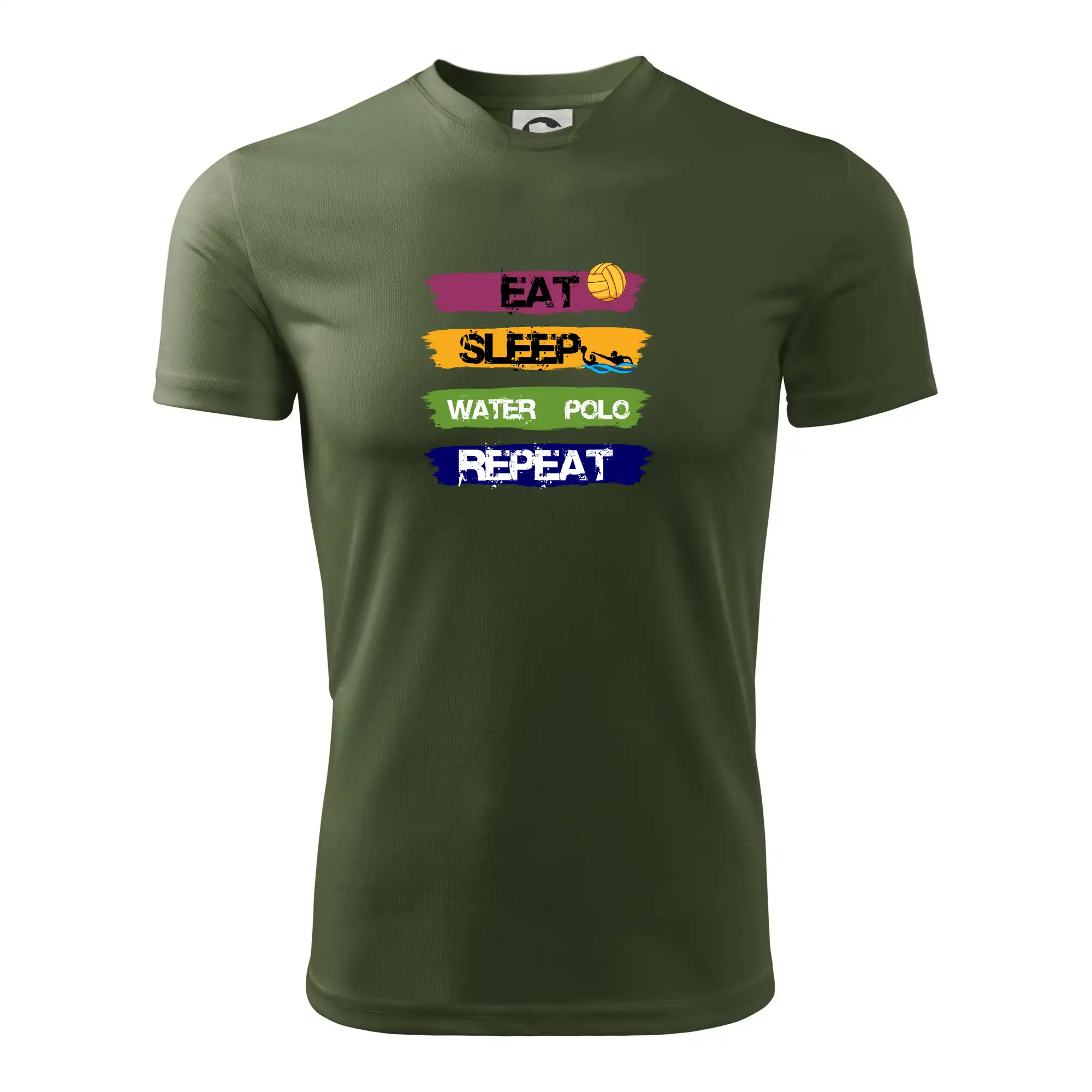 Eat sleep watter polo barevné