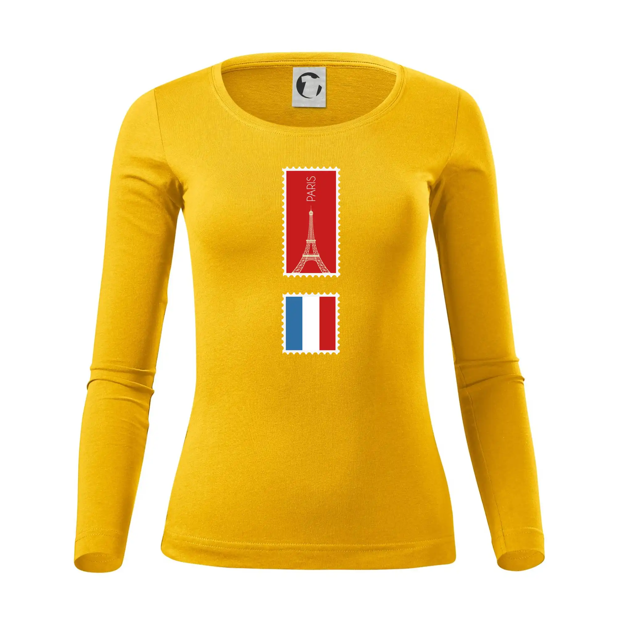 Paříž známka barevná