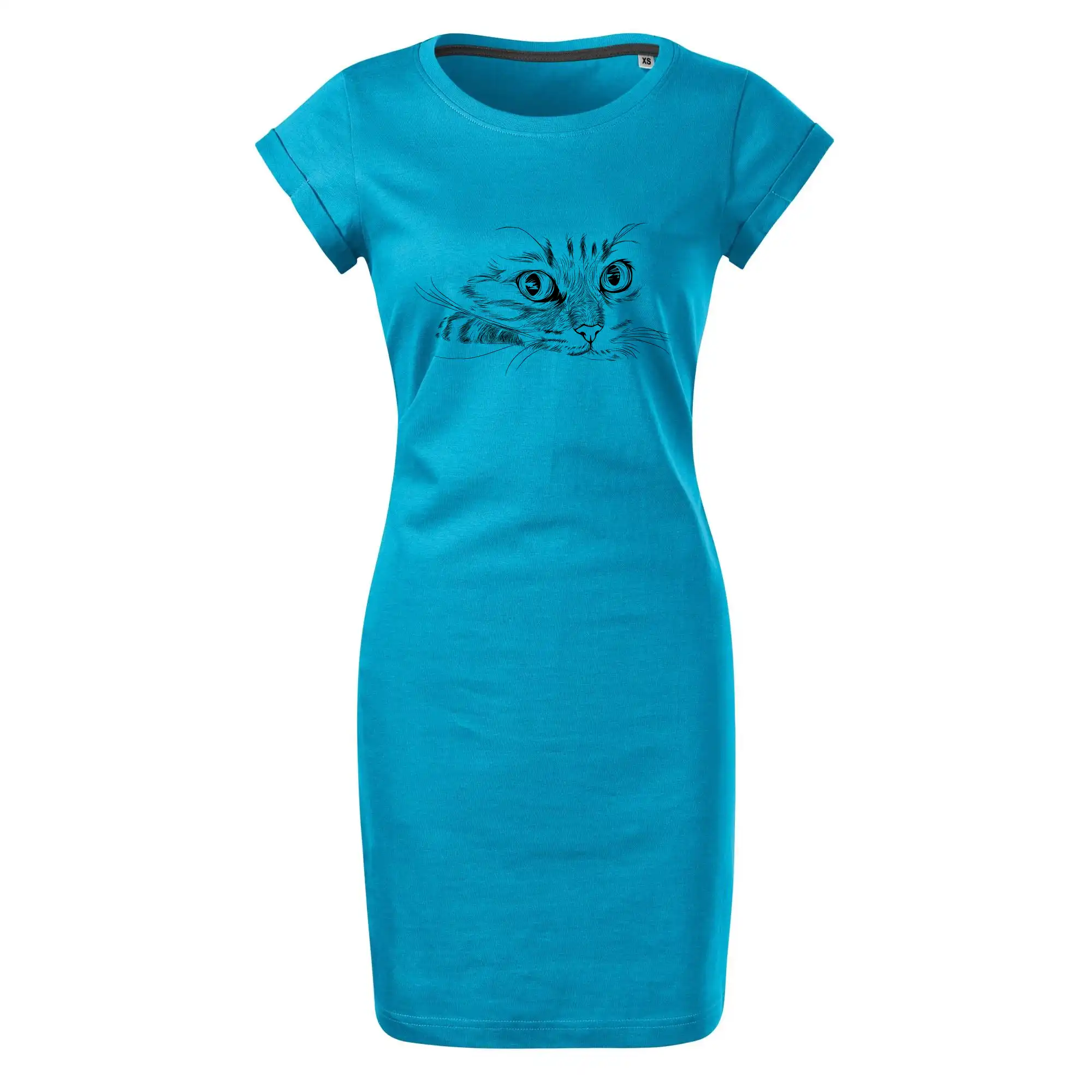 Kočka obličej kreslený