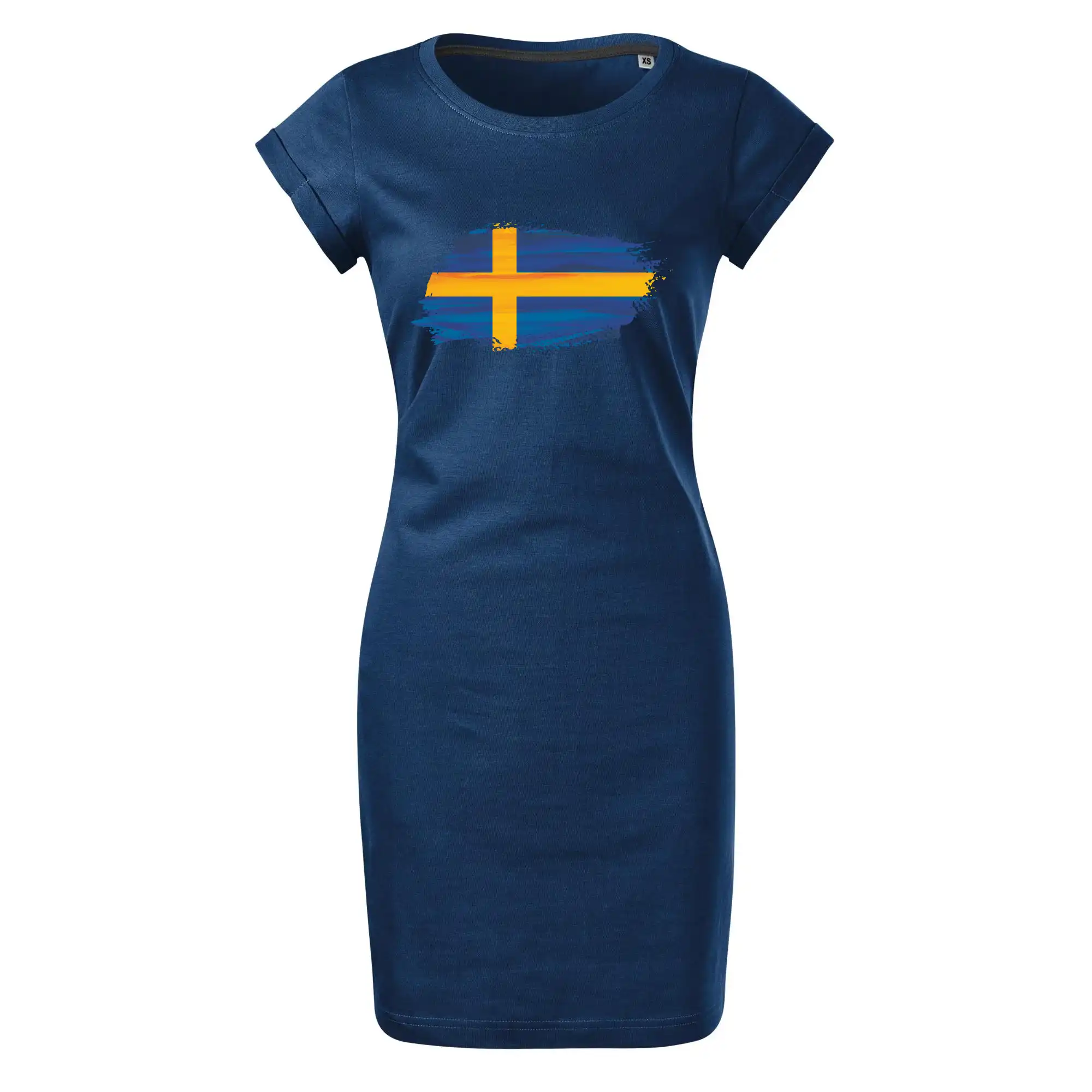 Švédská vlajka kreslená