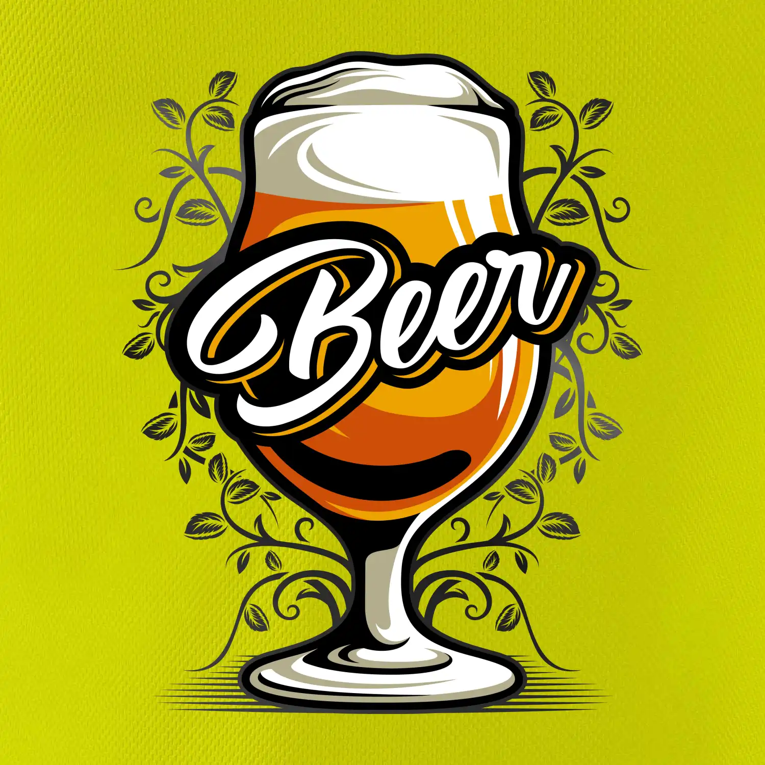 Beer sklenice s nožkou