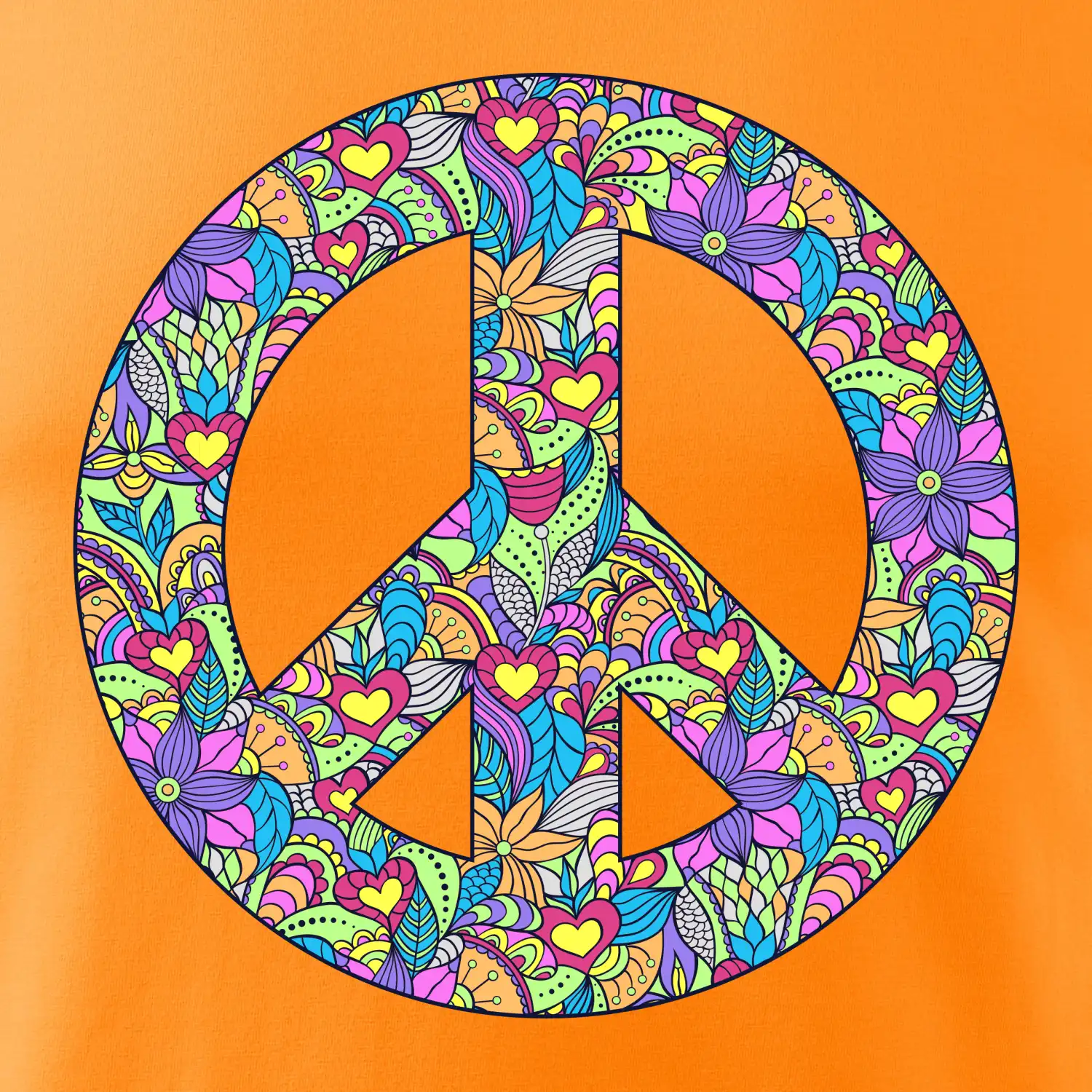 Peace symbol mandela
