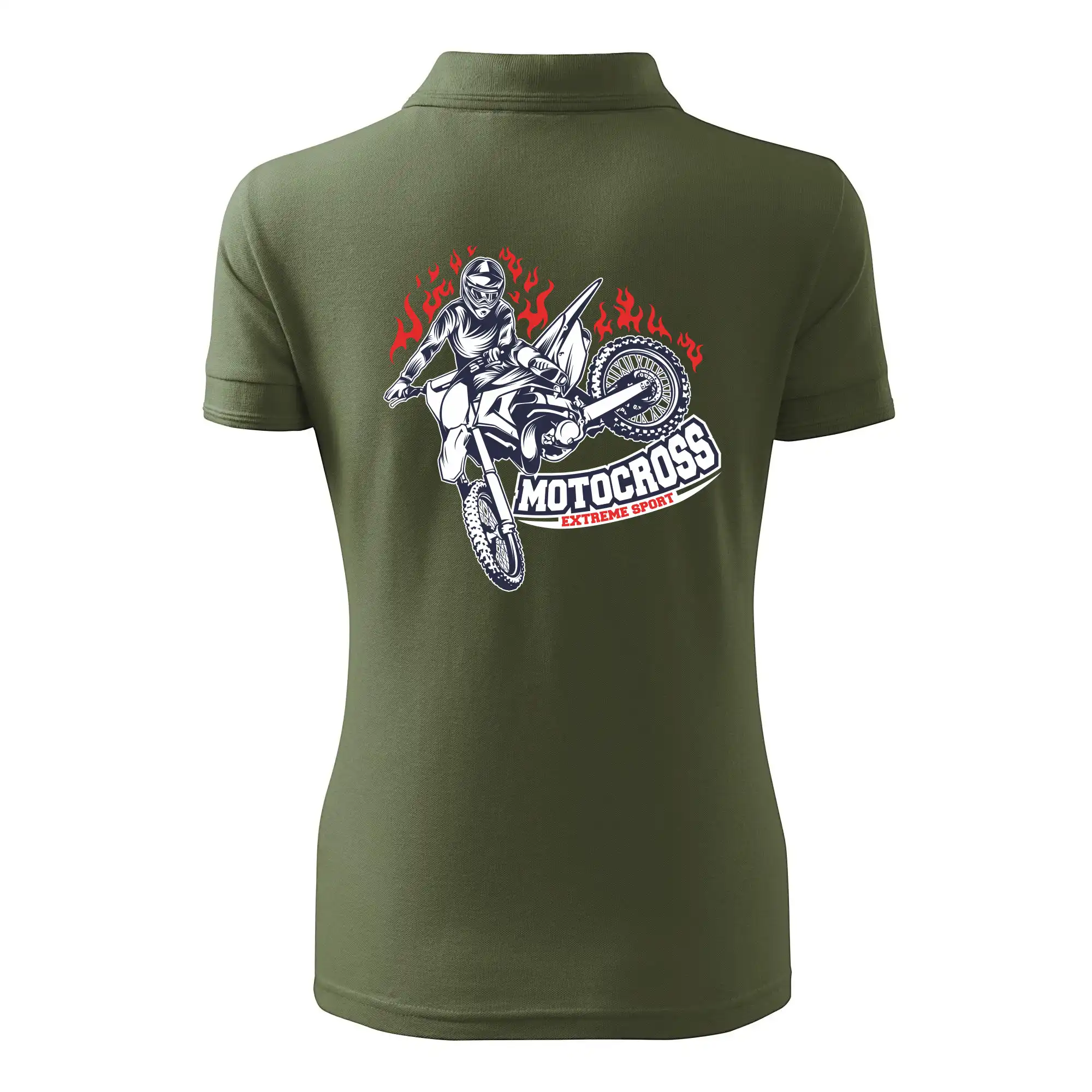 Motocross extreme sport fire