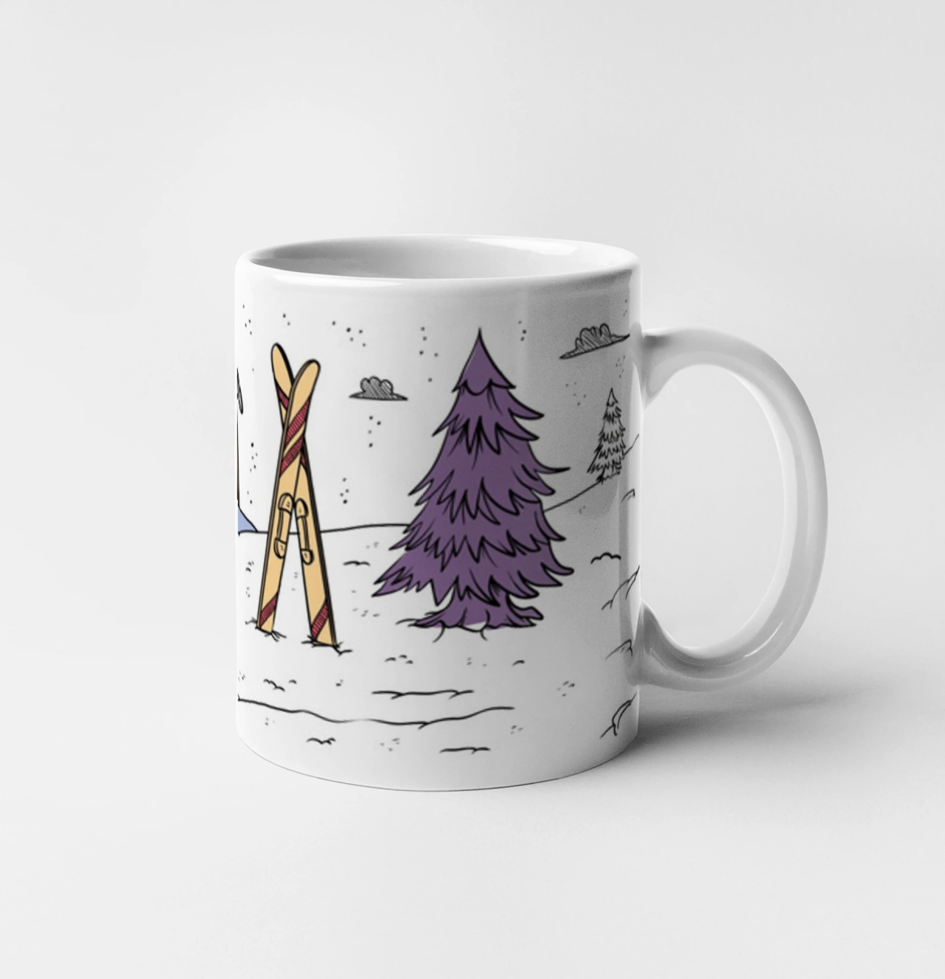 Panorama lyžování