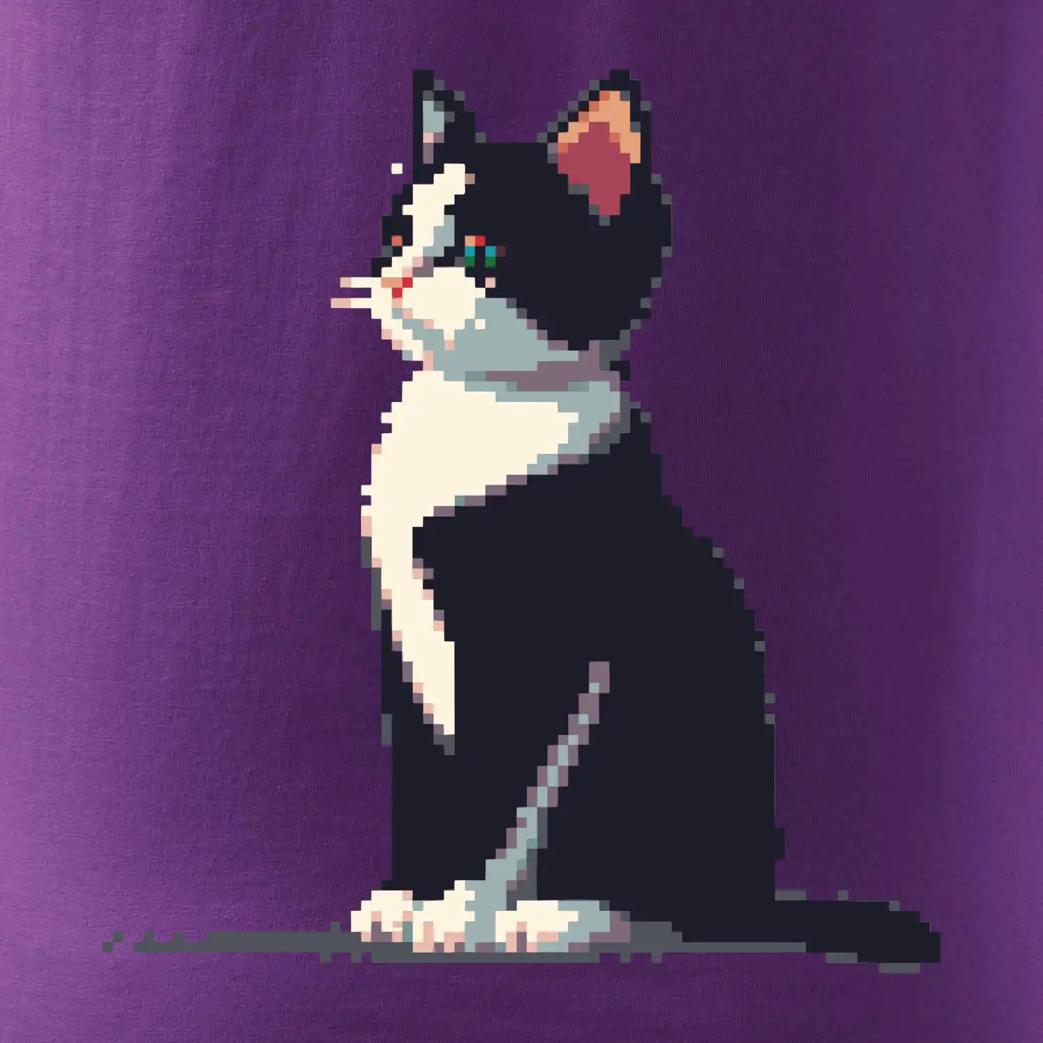 Mourovatá kočka pixel