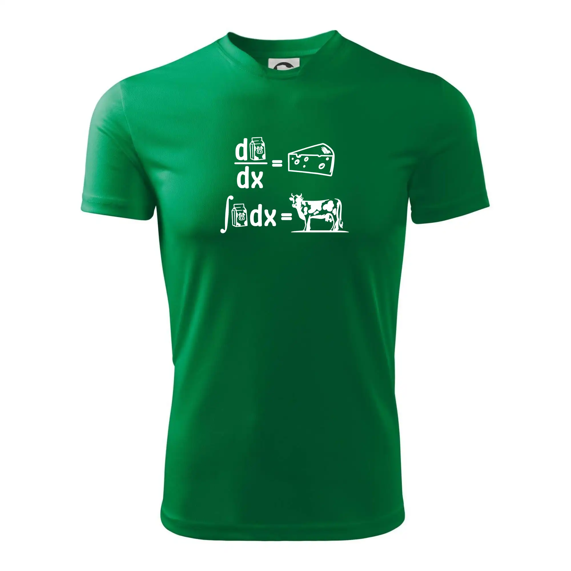 Vtipné tričká pre matematiky - Matematika mlieko - Pánske tričko Fantasy športové