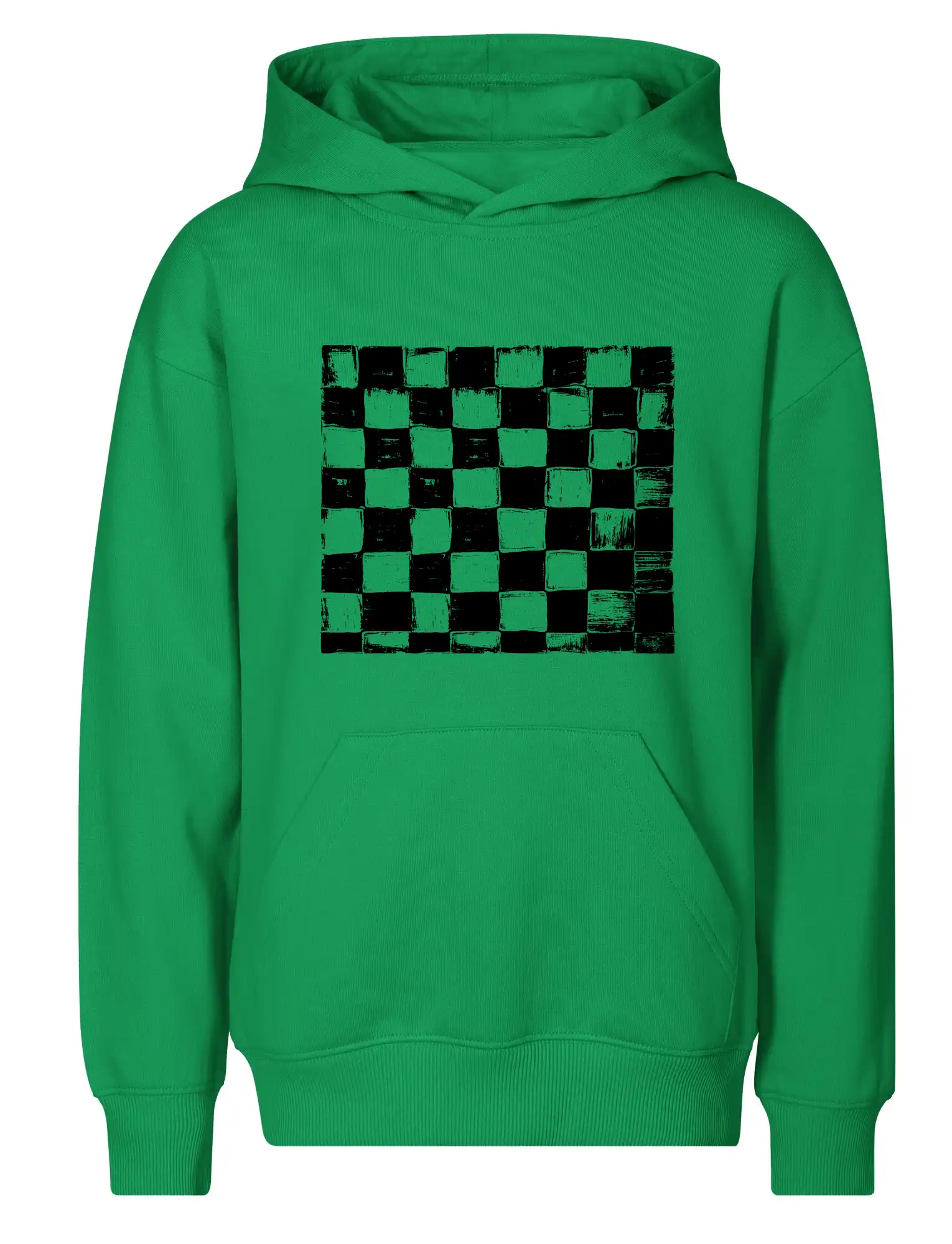 Šachovnica čierna kreslená