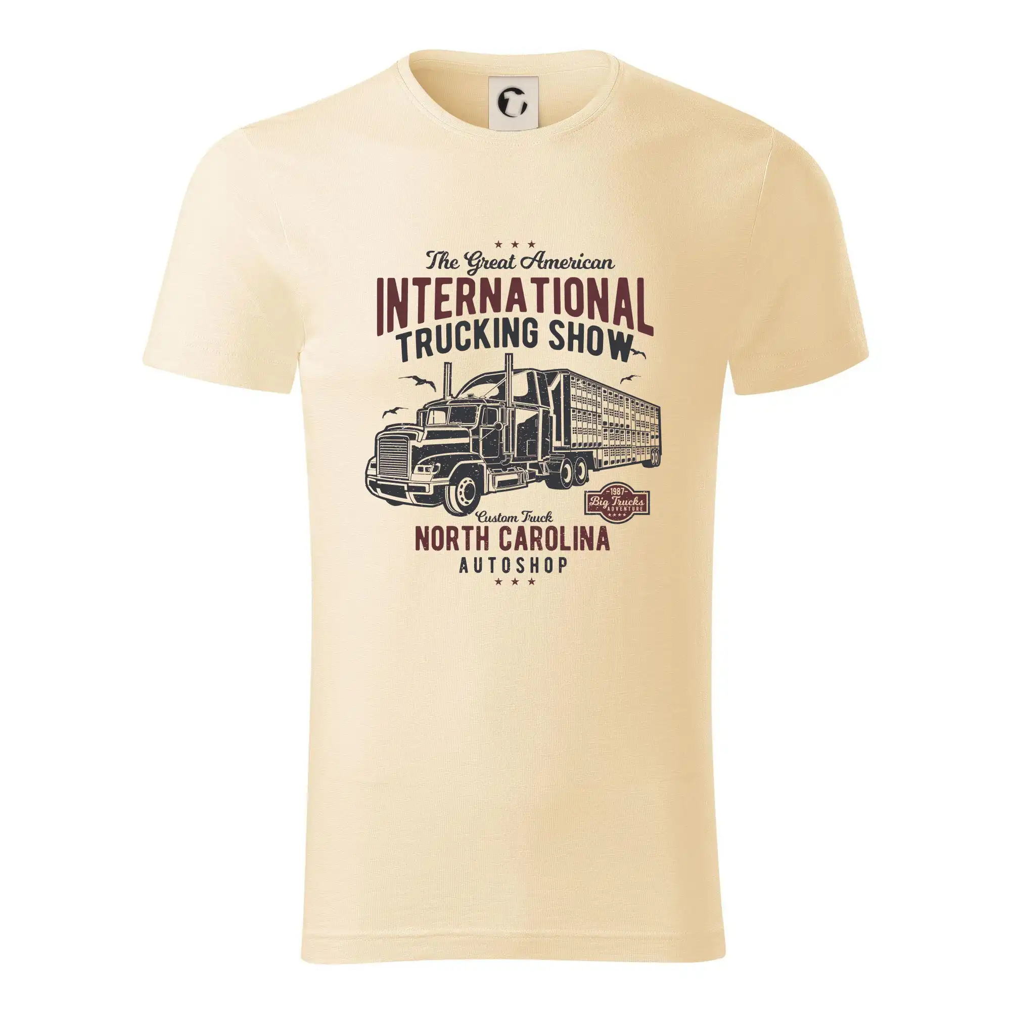 Tričká s kamionmi a nákladiakmi - Big Truck 1 - Tričko z organickej bavlny