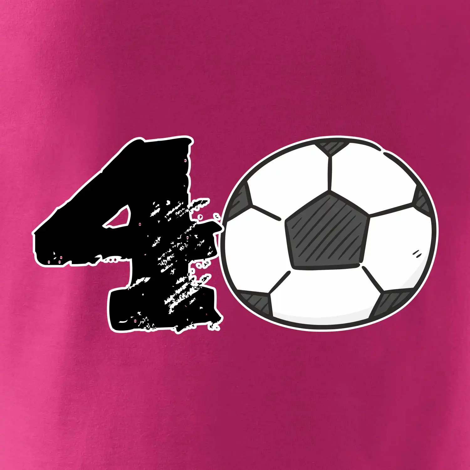 Fotbal kulaté narozeniny 40