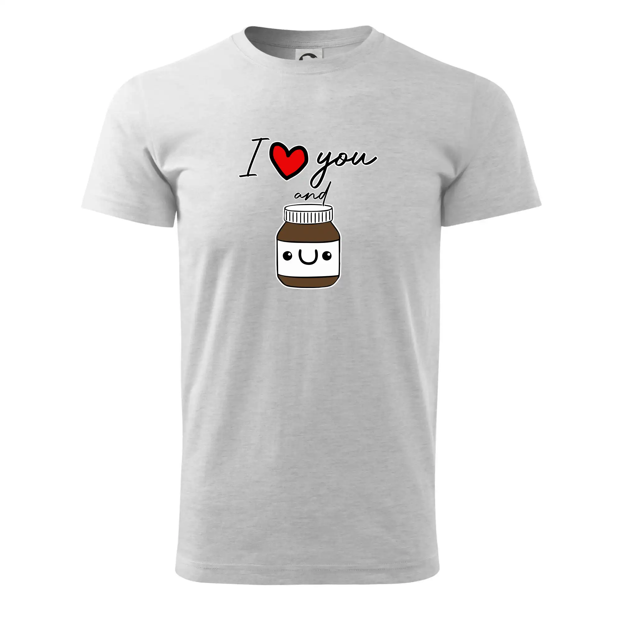 I love you and nugget - Klasické pánske tričko vyššej gramáže