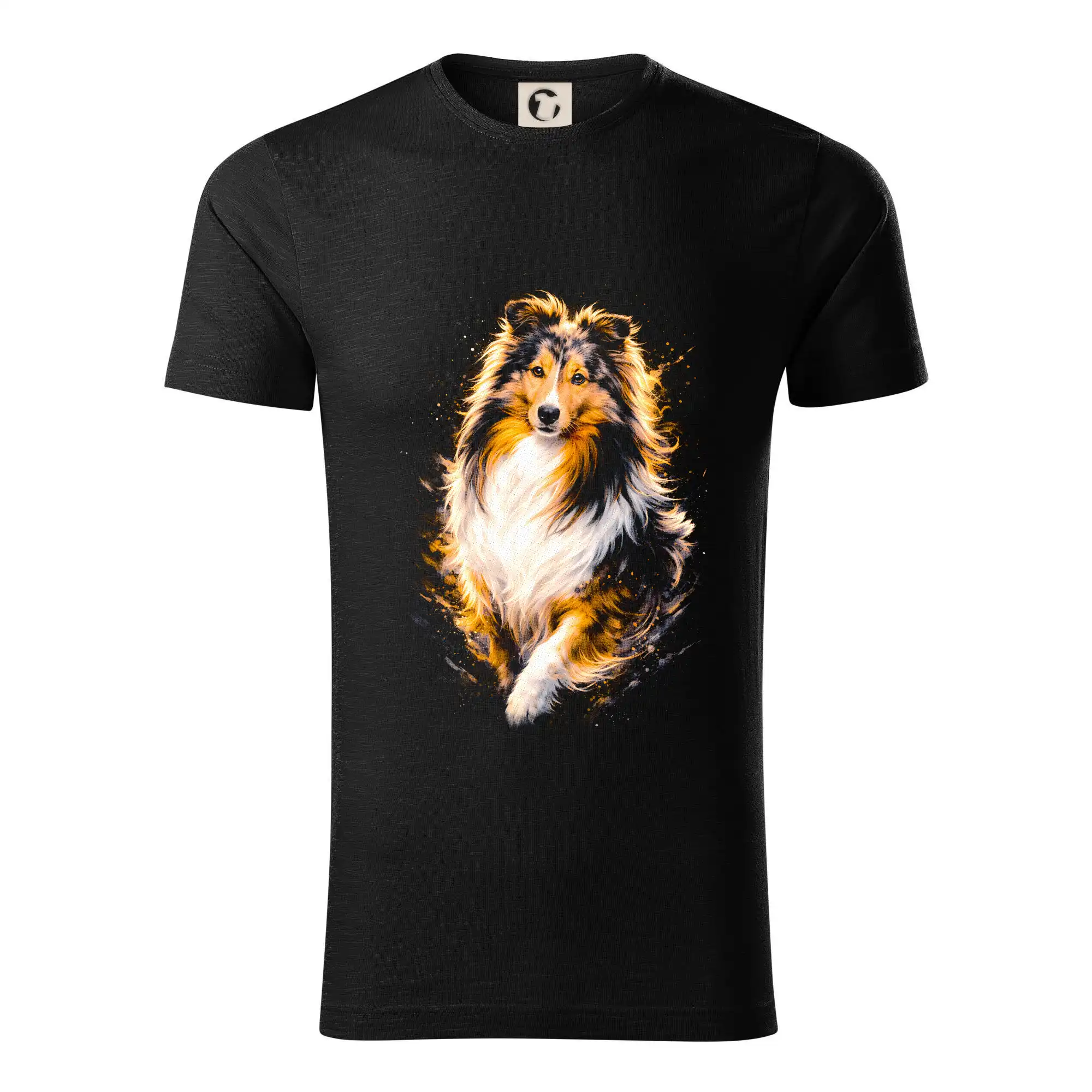 Ostatné psie plemená - Obrázok poltón Šeltia - Tričko z organickej bavlny