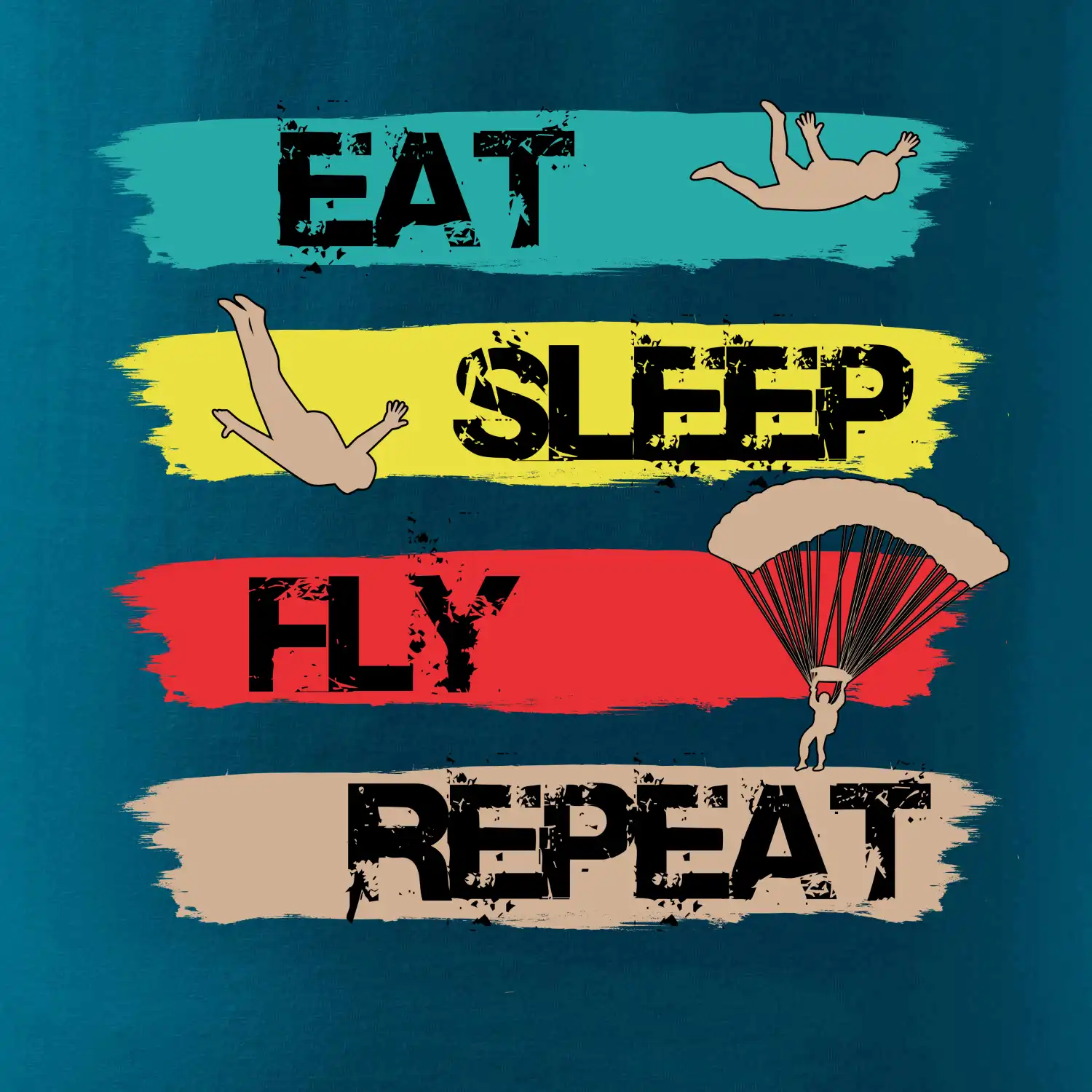 Eat Sleep Fly Repeat Paragliding