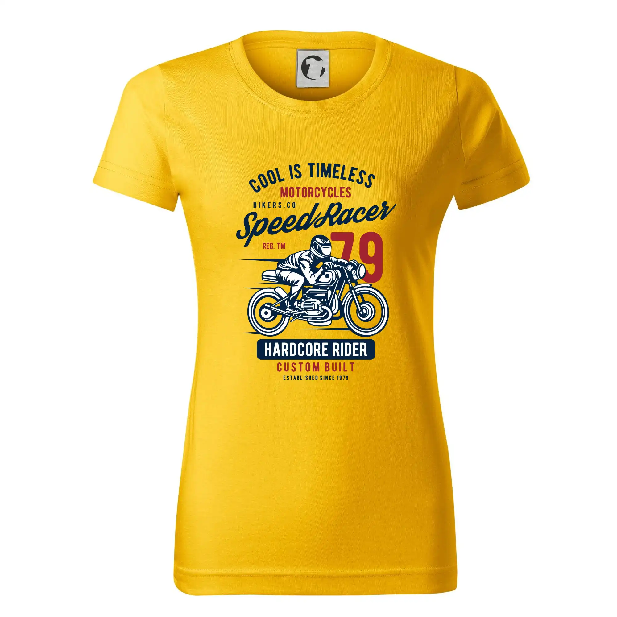 Tričká a mikiny s potlačou motoriek – pre pravých motorkárov - Speed Racer Motorcycles - Dámske tričko basic - ľahko voľnejšie a dlhšie
