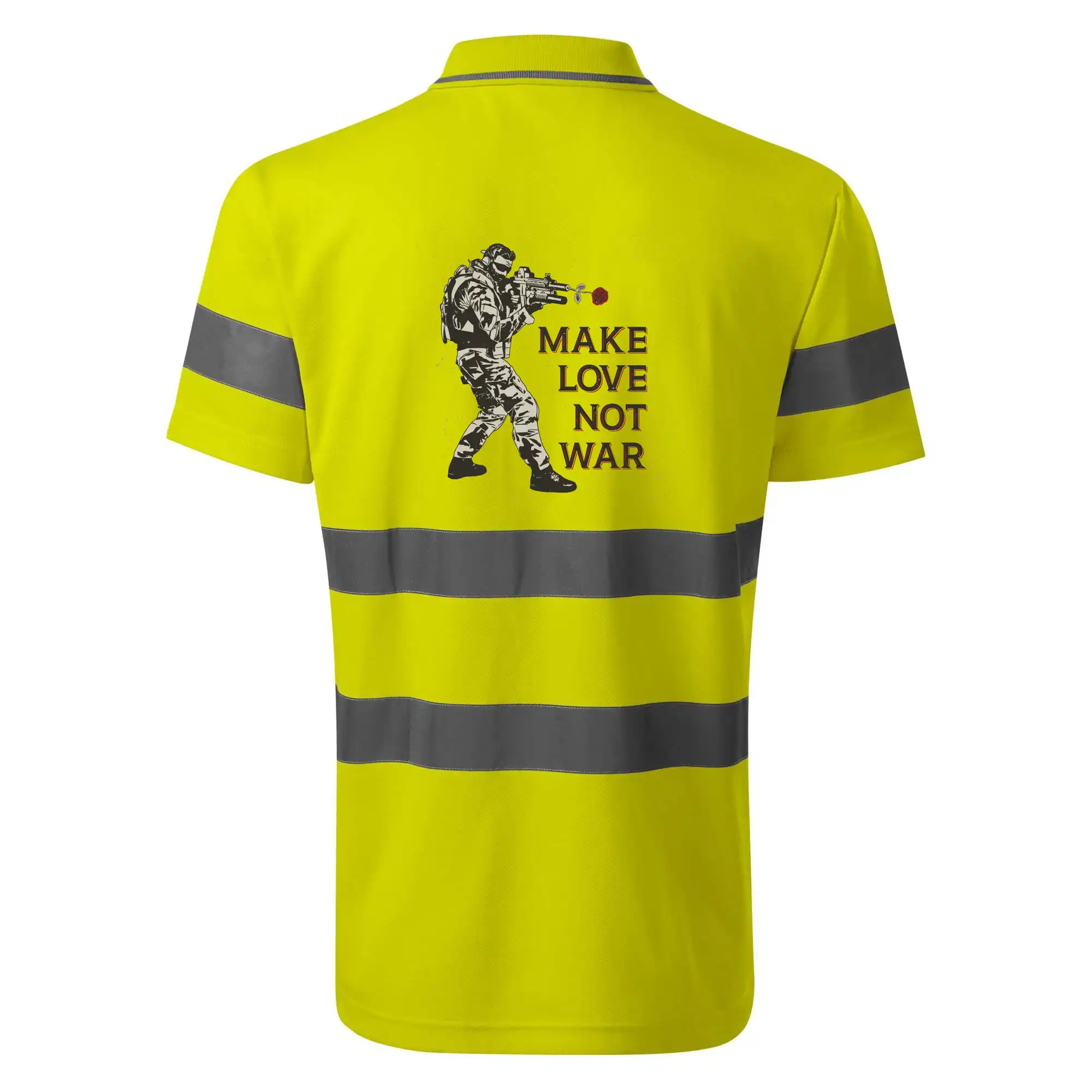 Růže ve zbrani, make love not war