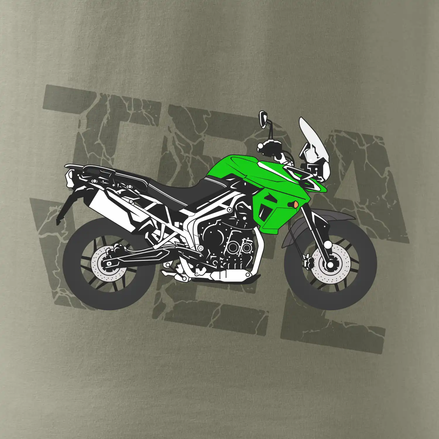 Cestovní enduro zelená