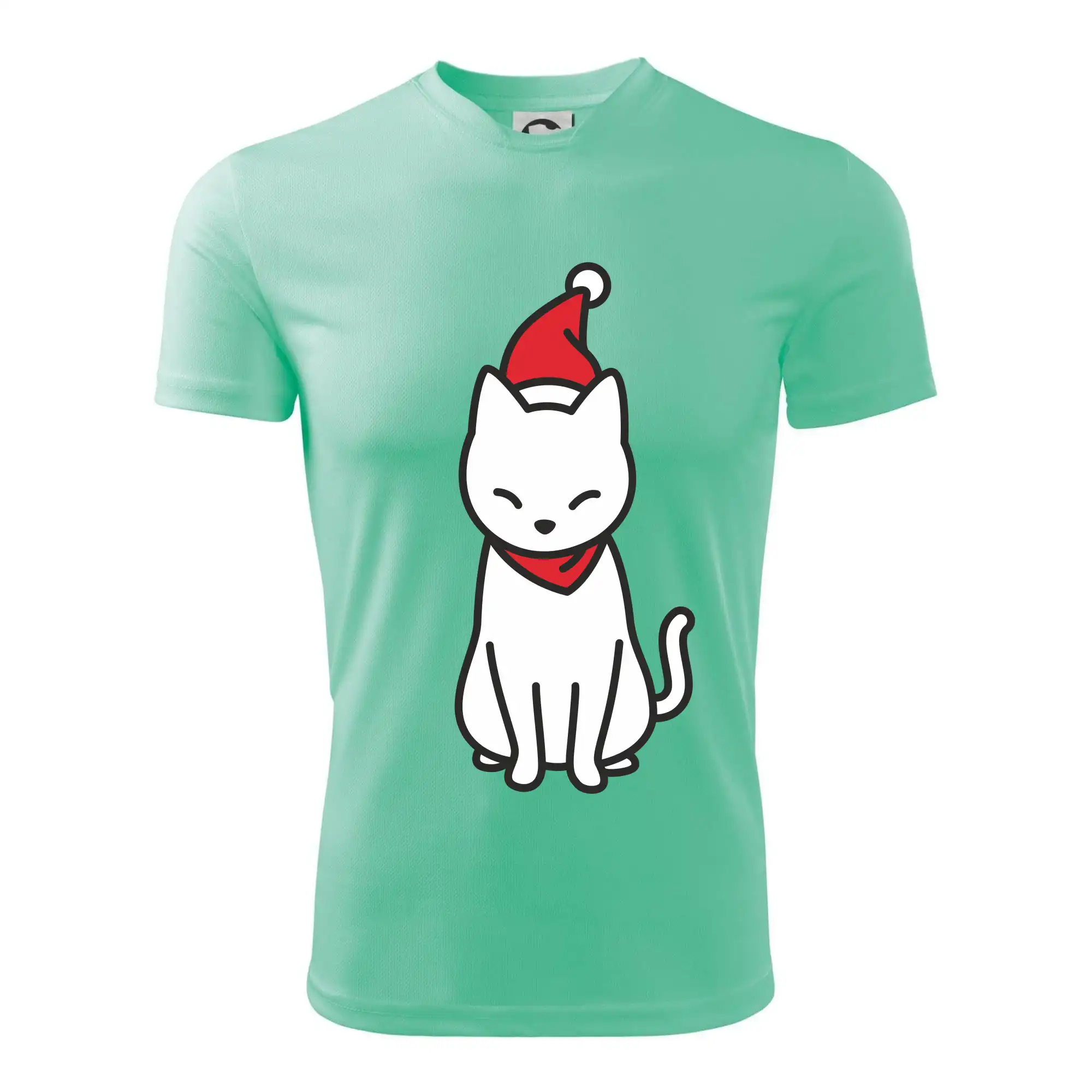 Vánoční kočka sedící