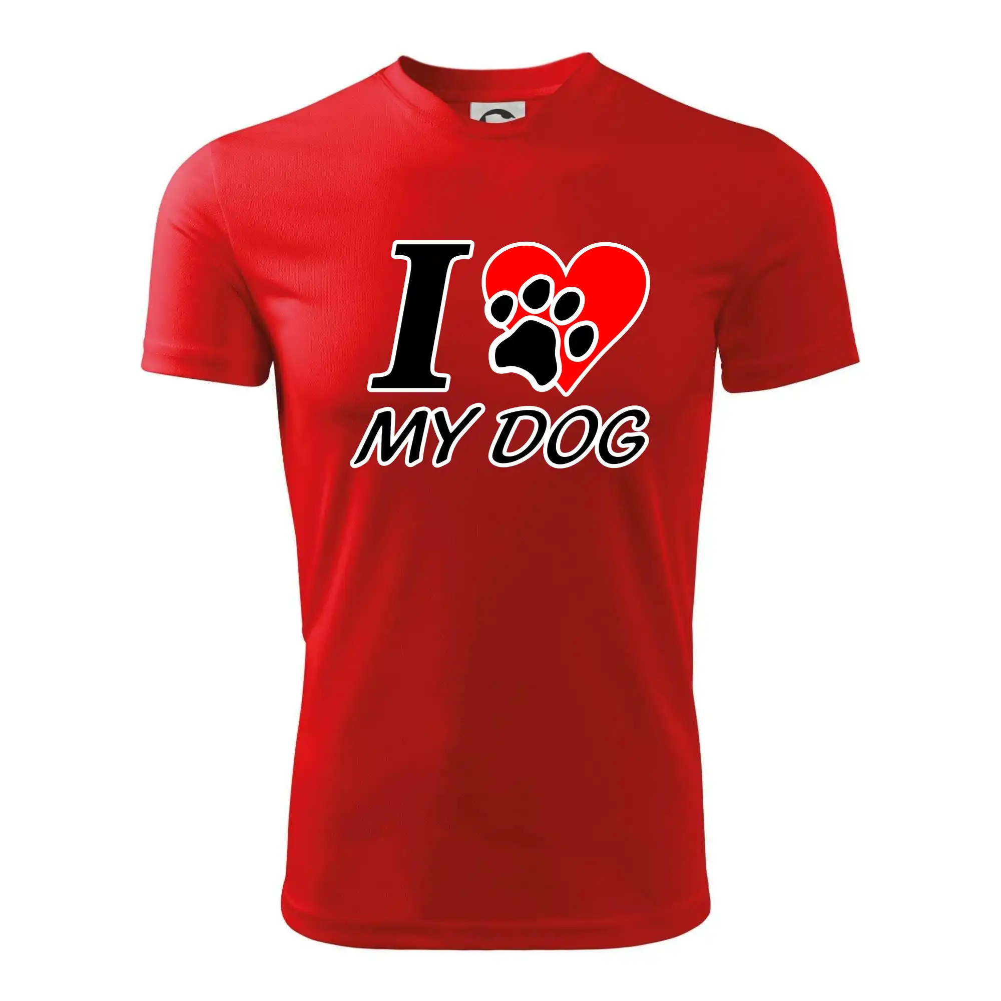 I love my dog - nápis