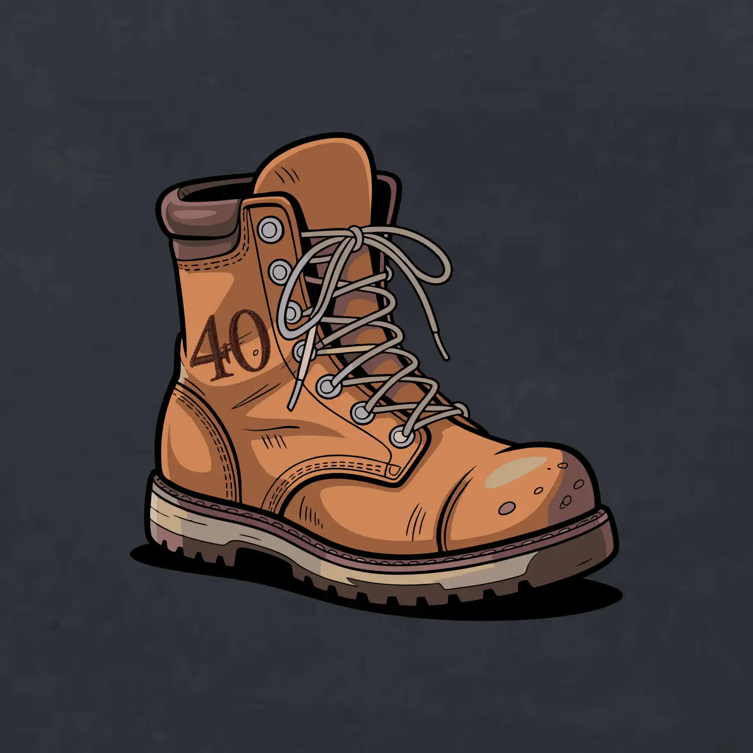 Turistická narozeninová bota 40