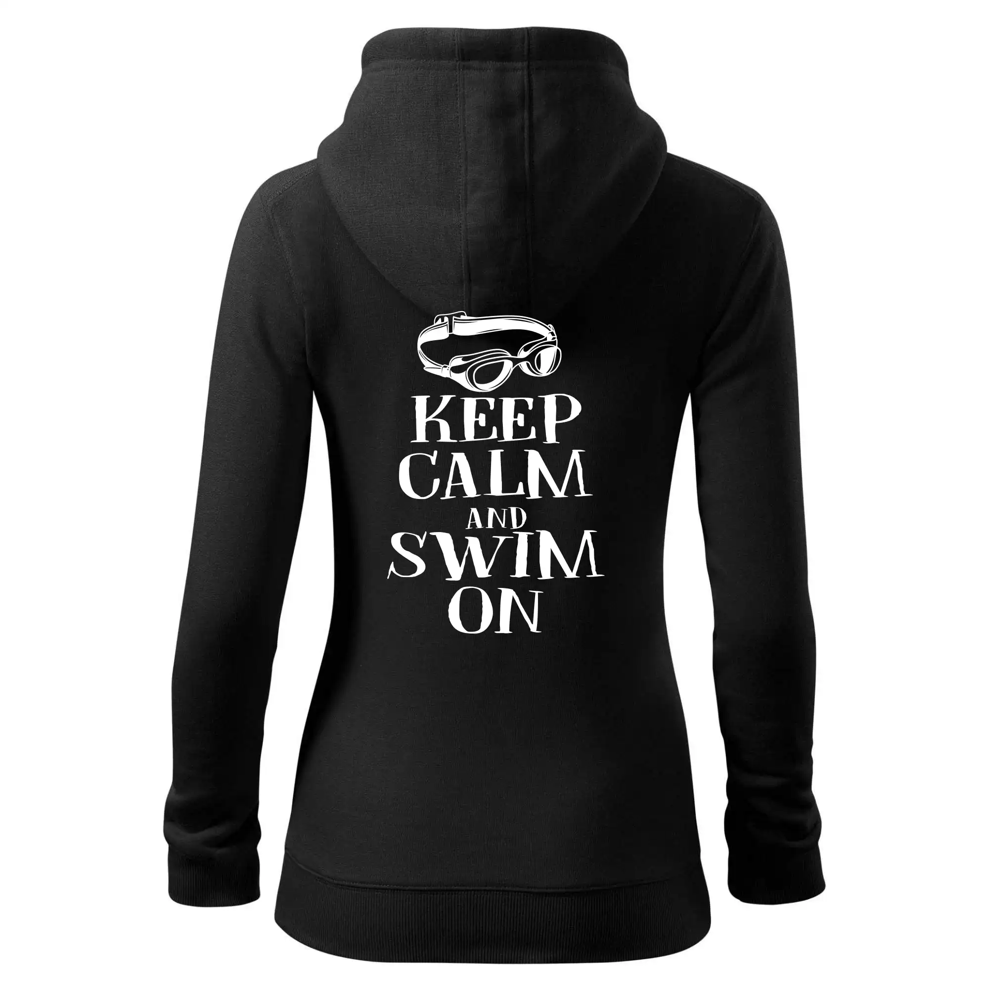 Keep calm and swim on