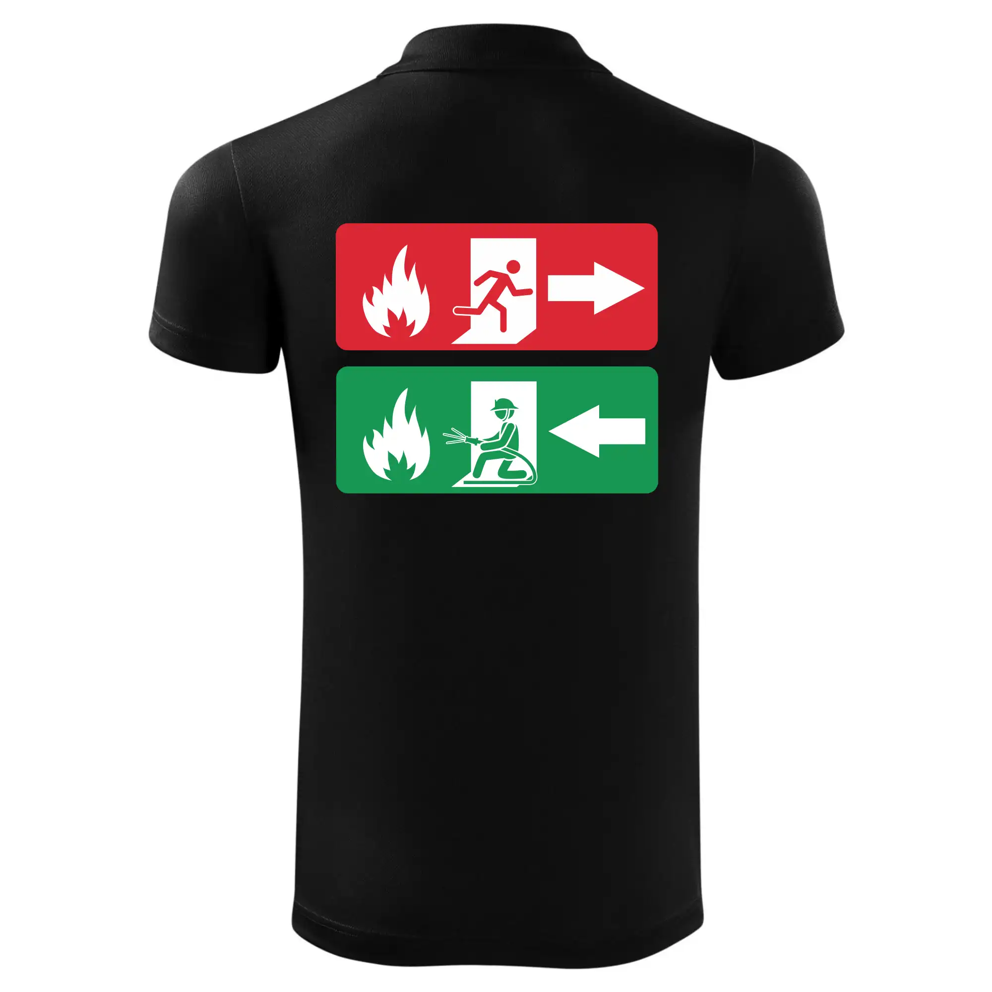 Lidé utíkají, hasiči přibíhají