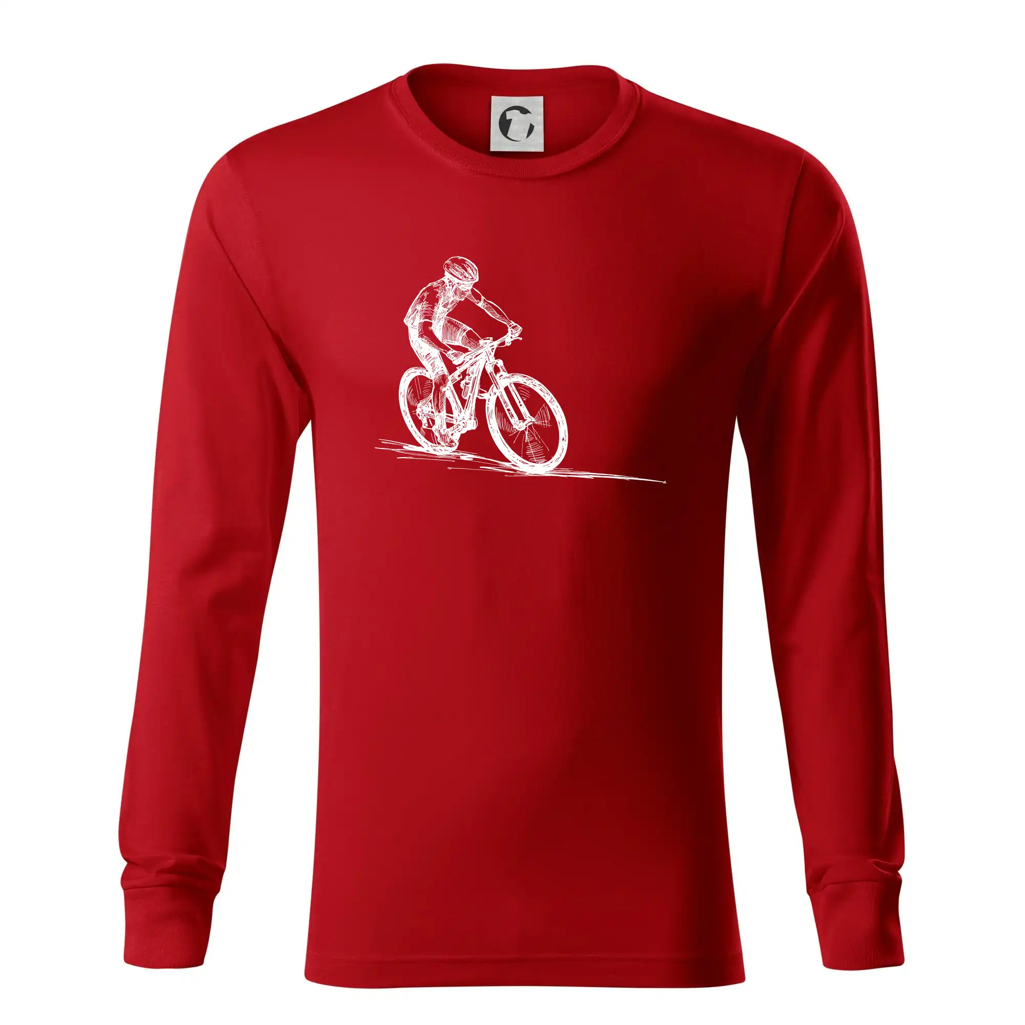 MTB kreslený cyklista