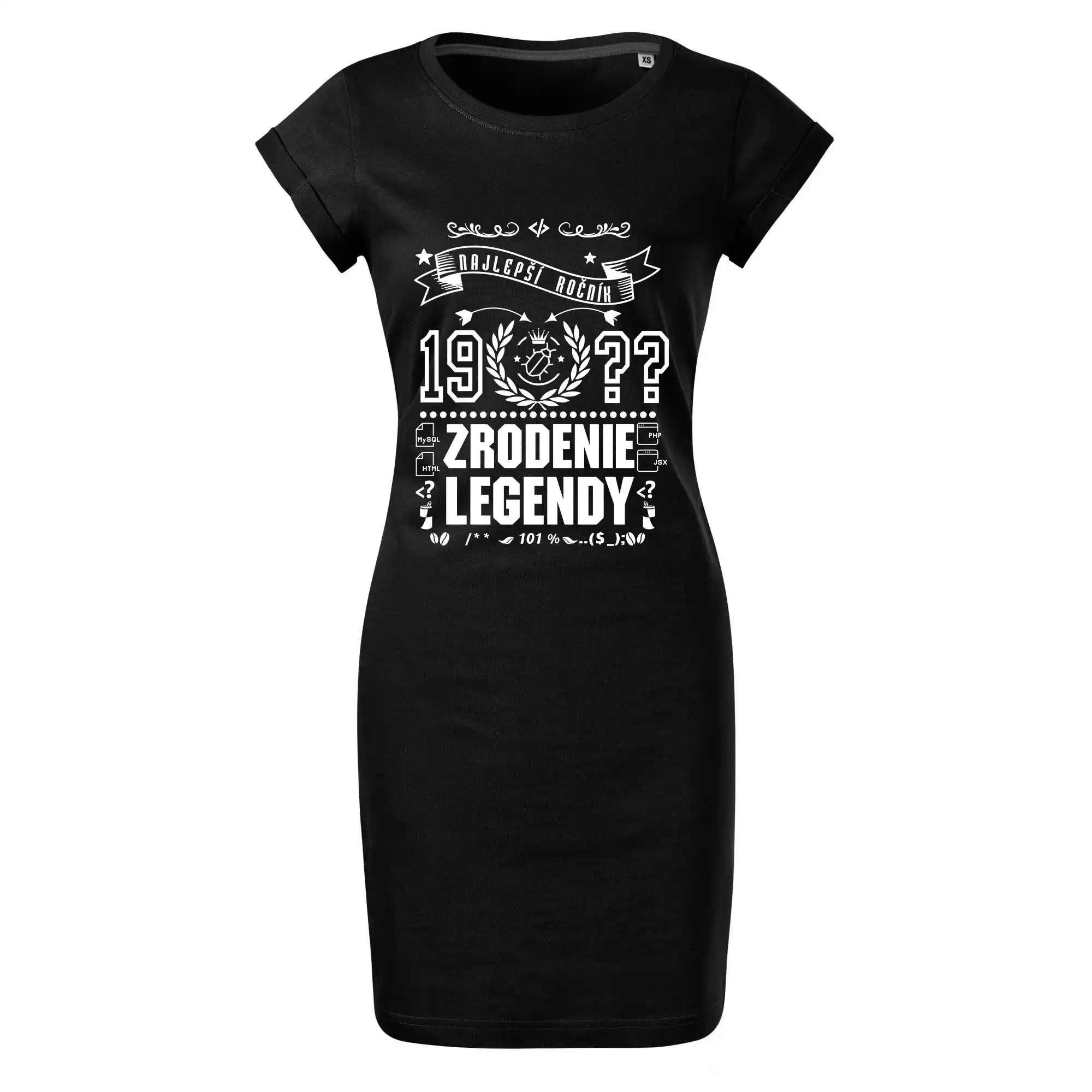 Trička Zrodenie legendy - Zrodenie legendy pre programátora - Tričko Šaty FREEDOM
