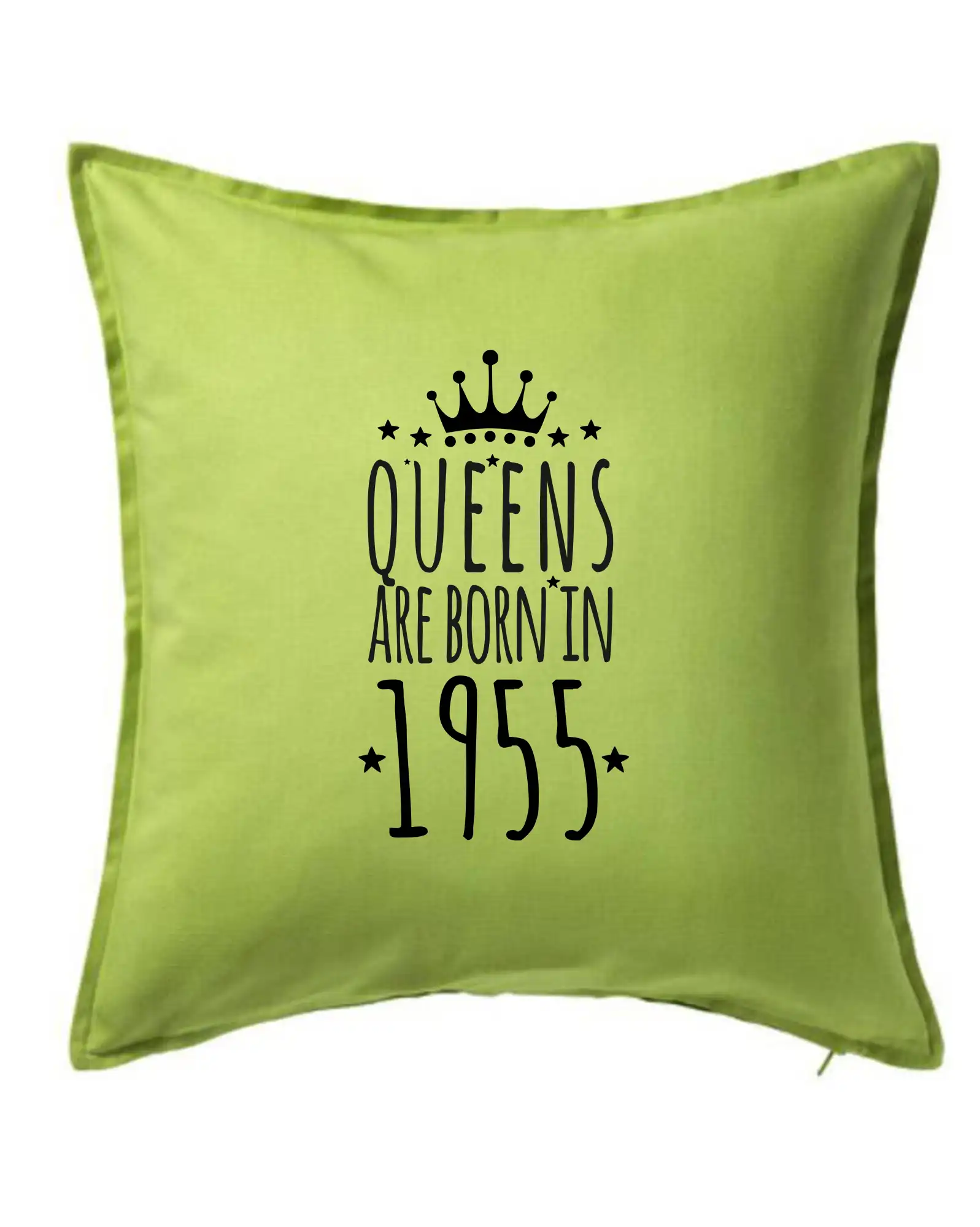 Tričká k narodeninám - Queens are born in 1955 - Vankúš 50x50
