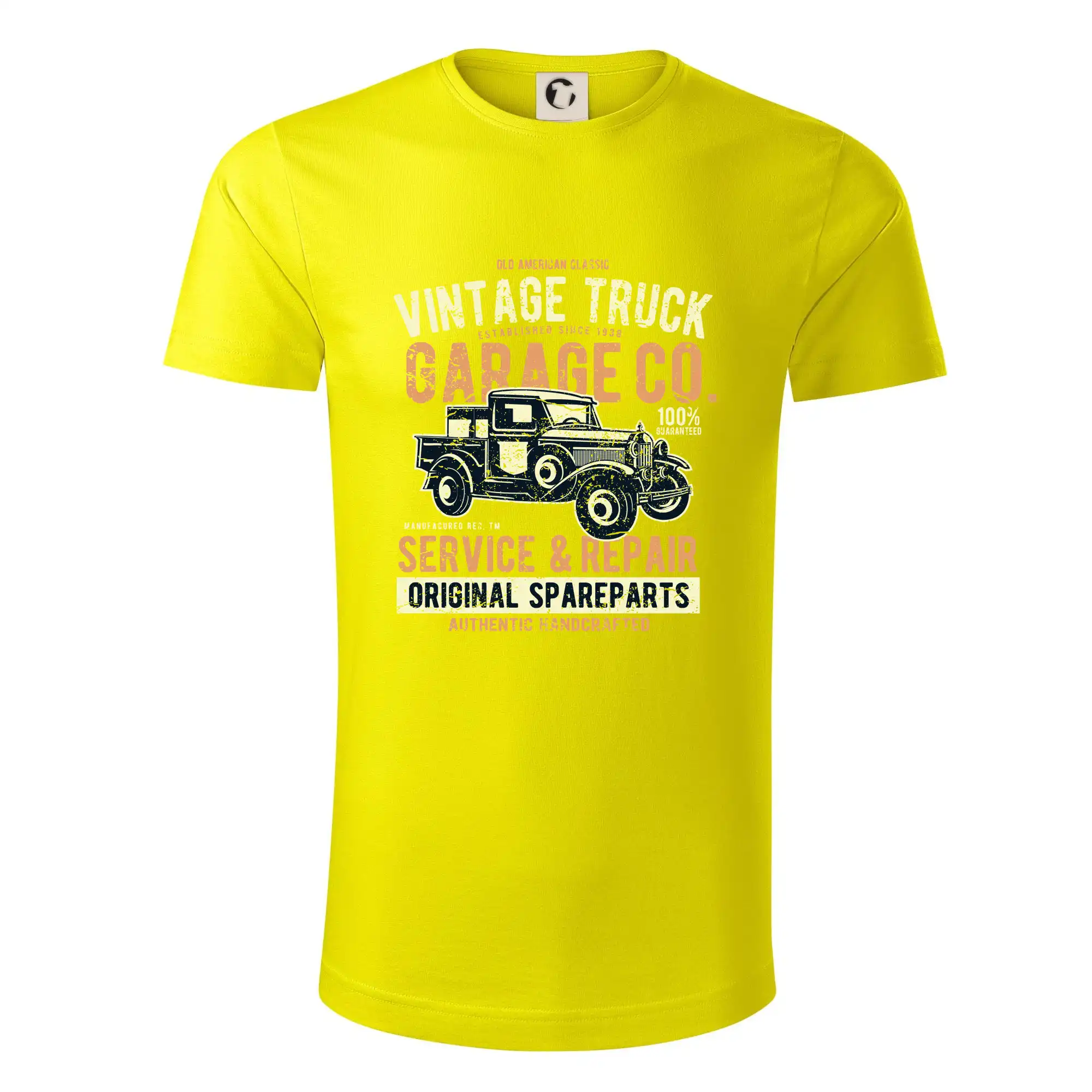 Tričká s kamionmi a nákladiakmi - Vintage Truck - Tričko z organickej bavlny