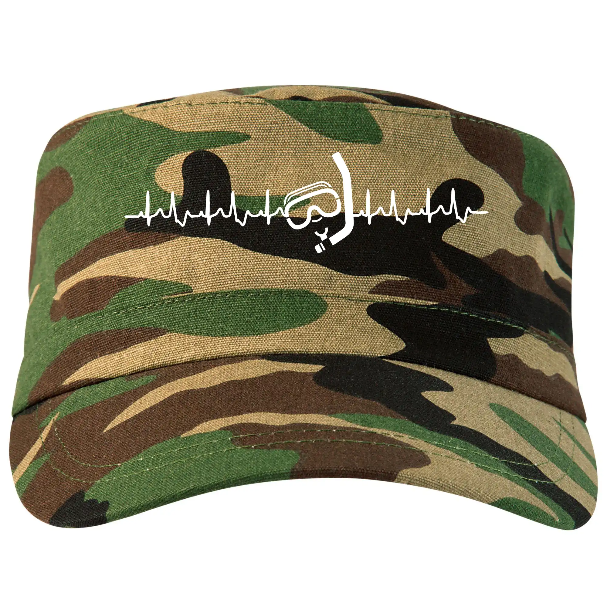 Potápačské tričká - Potápač EKG - Šiltovka CAMO