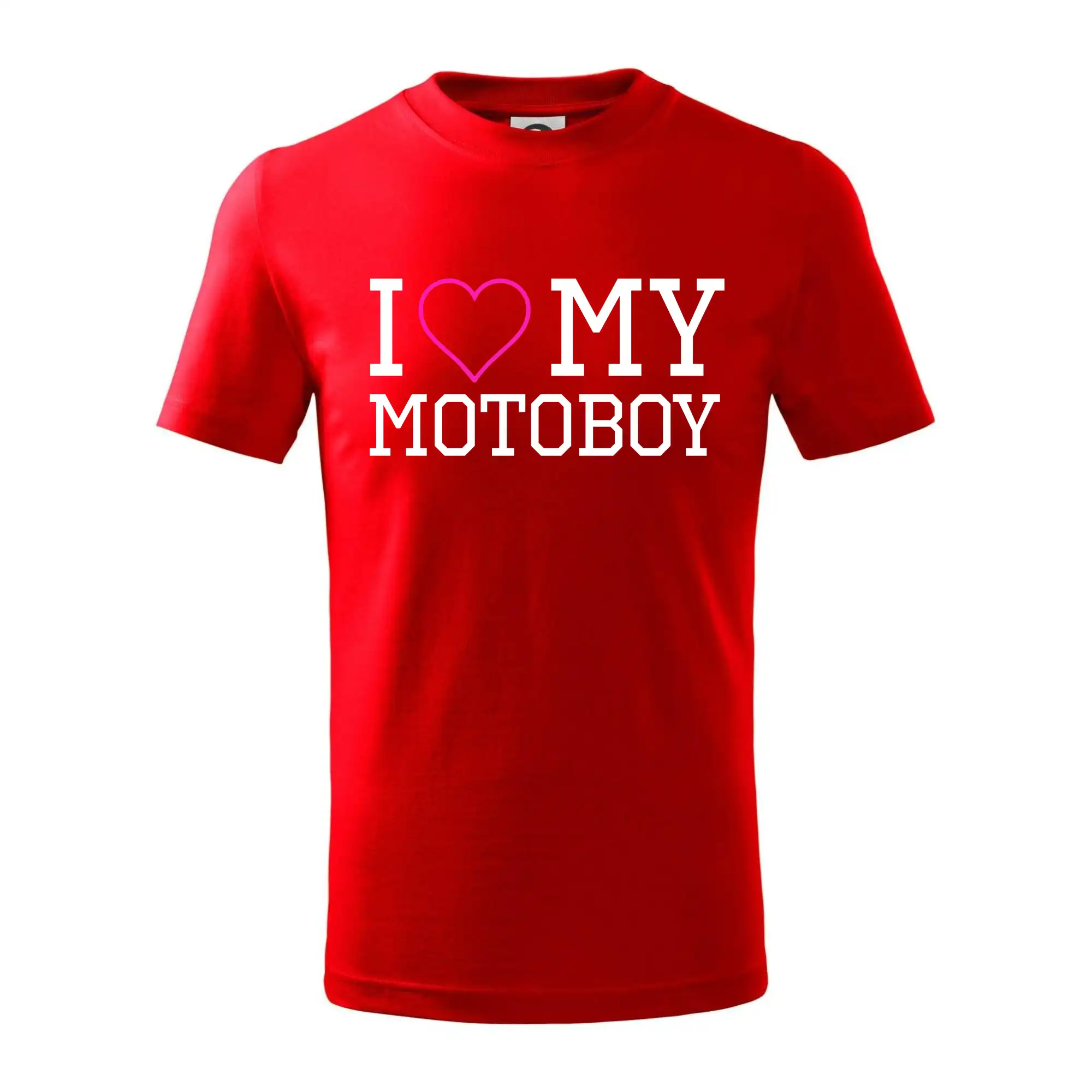 Tričká a mikiny s potlačou motoriek – pre pravých motorkárov - I love my motoboy - Tričko detské bavlnené
