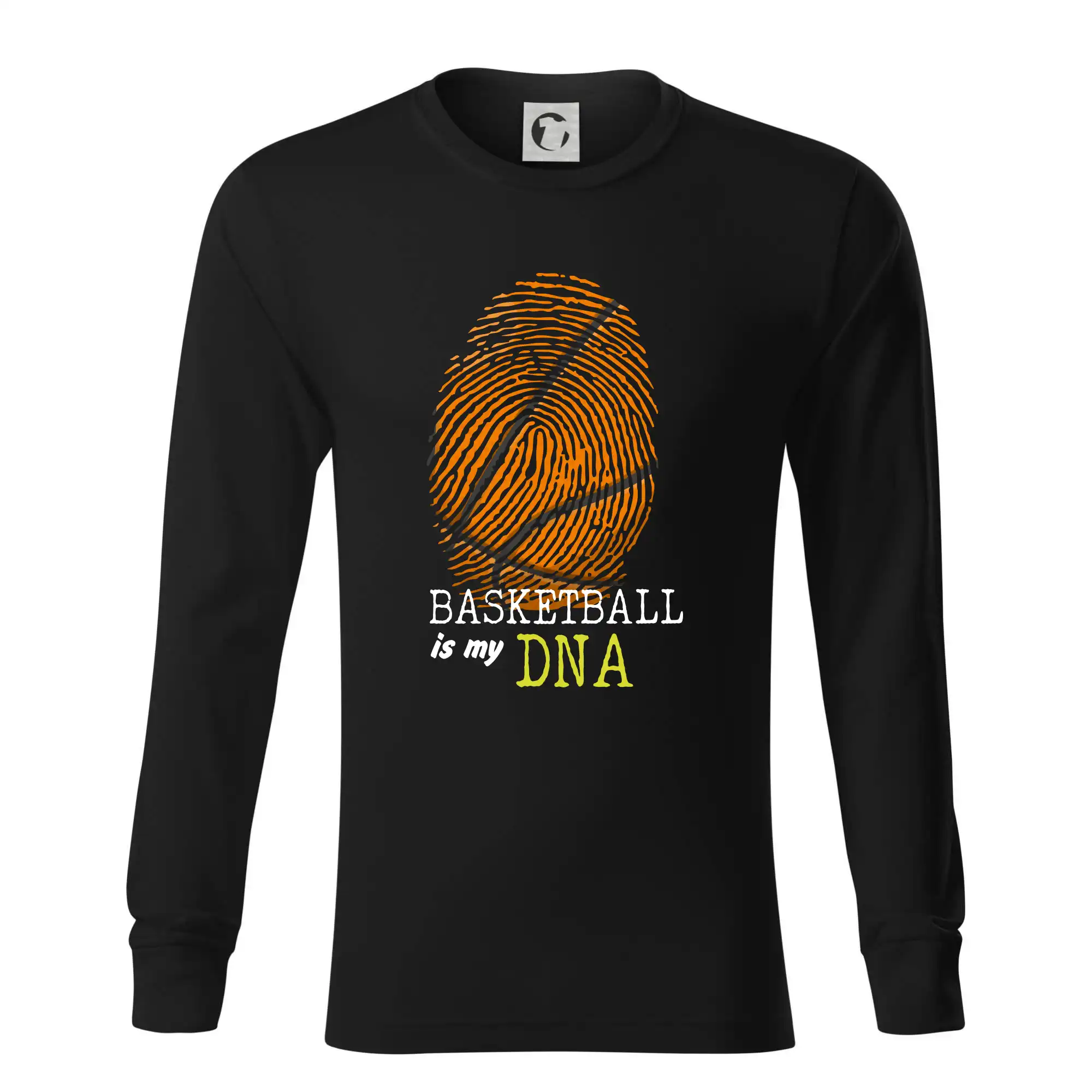 Basketbalová tričká - Basketball is my DNA - Tričko s dlhým rukávom LS R05