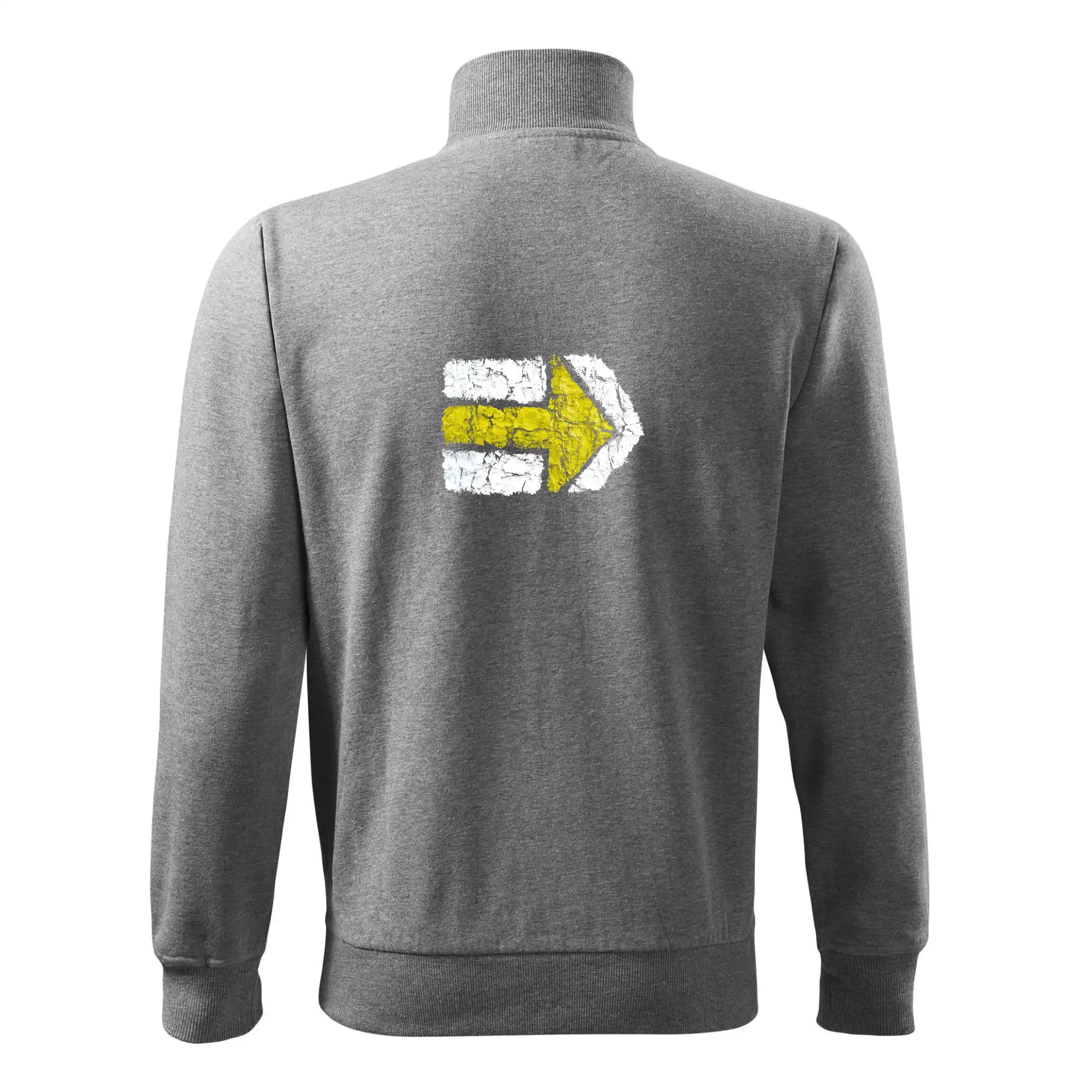 Trička na kempovanie - Párová turistická značka žlutá - Mikina bez kapucne Adventure