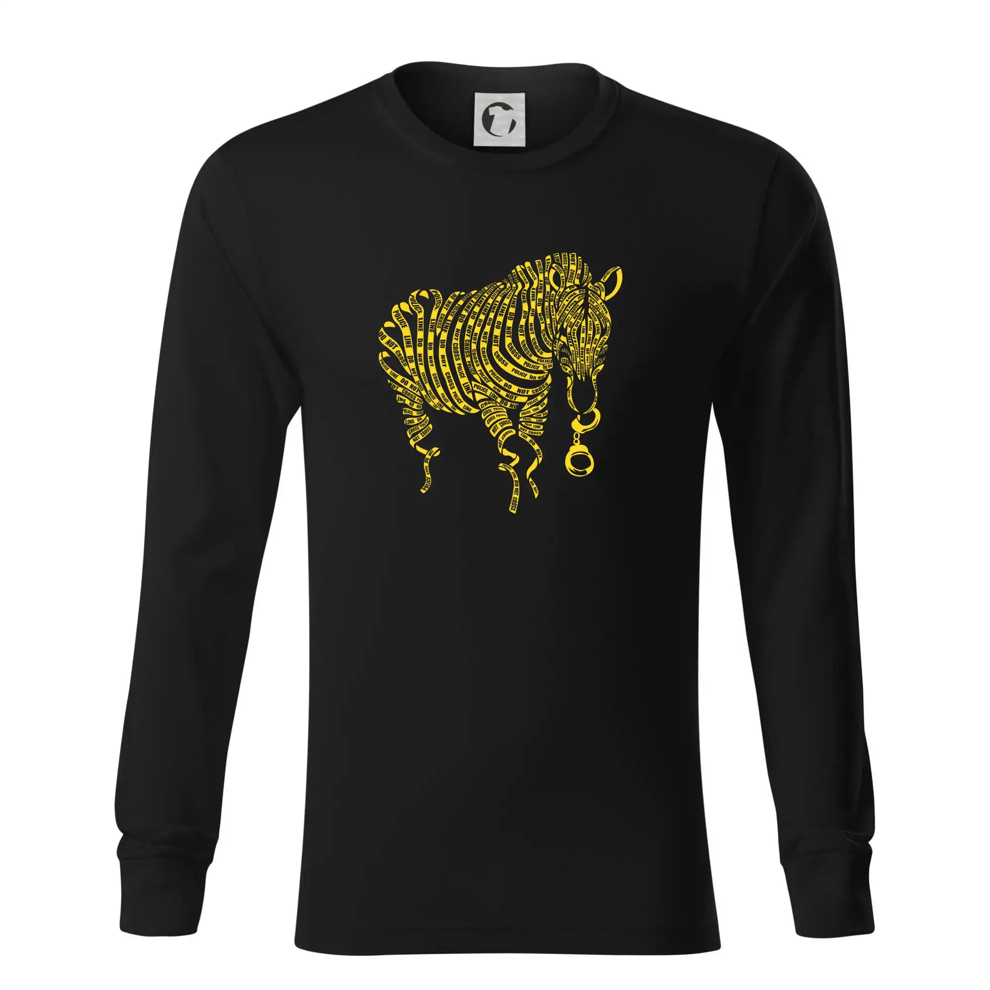 Tričká so zvieratami - Nature of Crime zebra - Tričko s dlhým rukávom LS R05