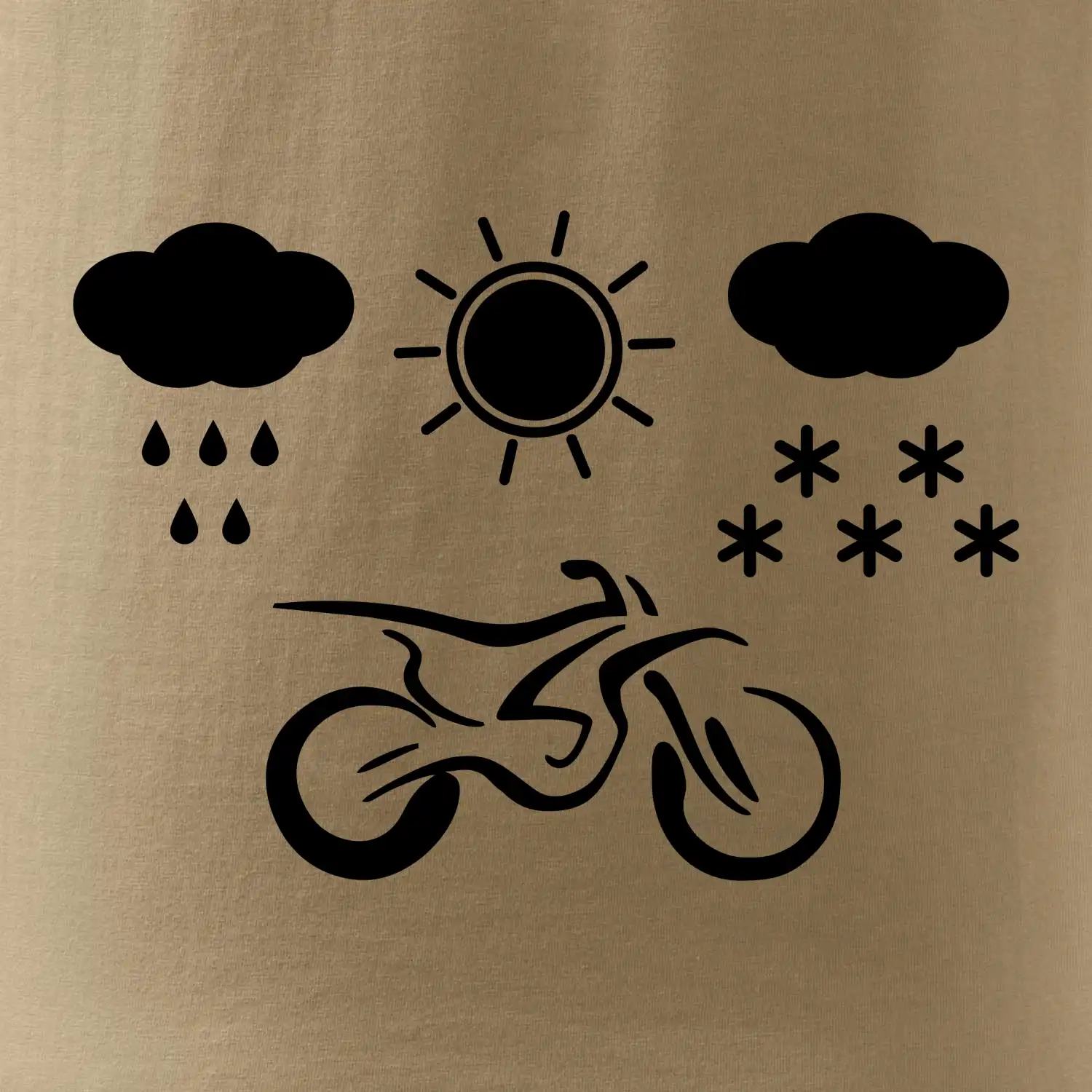 Motorkář za každého počasí - enduro