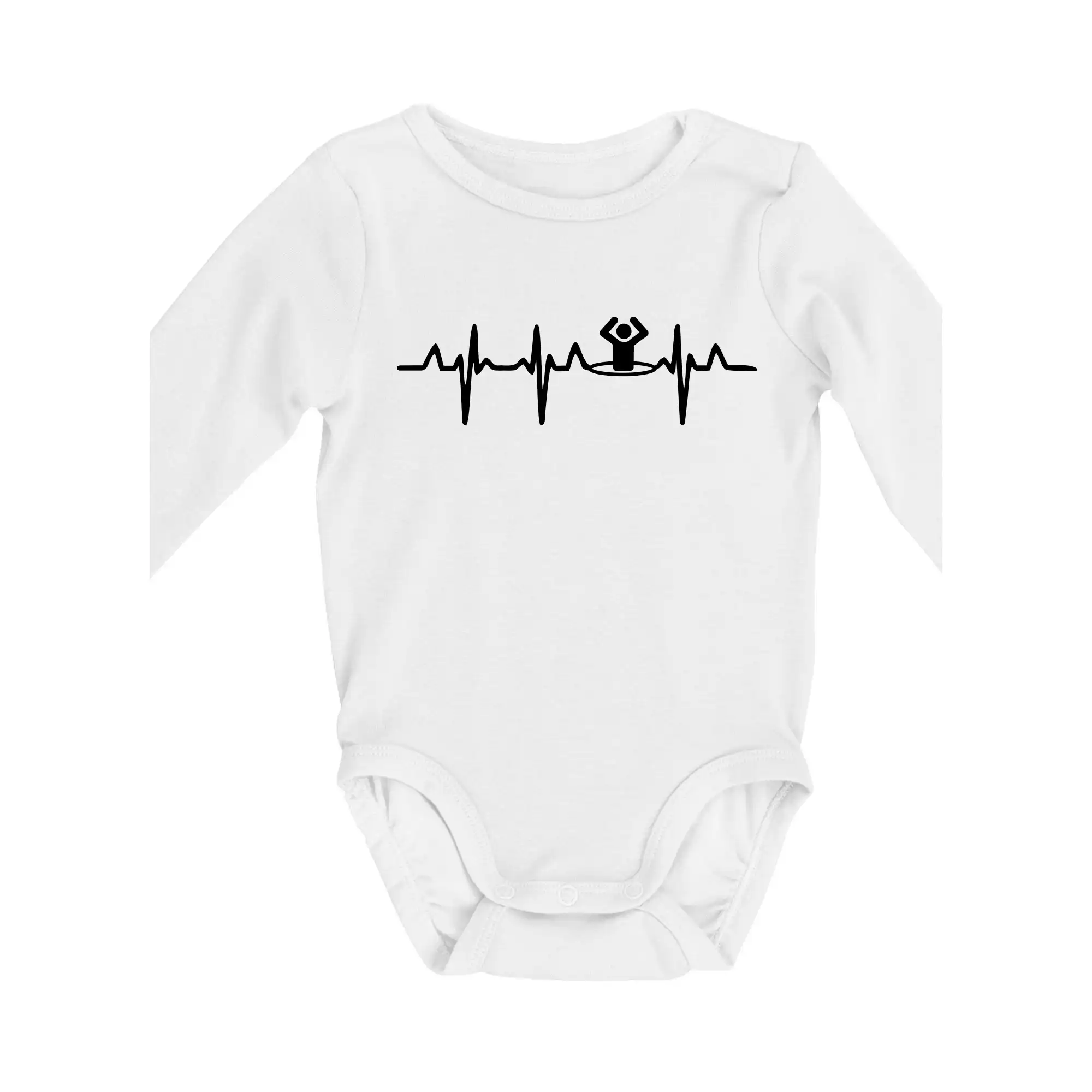 Životný štýl - EKG otužovanie - Body dojčenské s dlhým rukávom