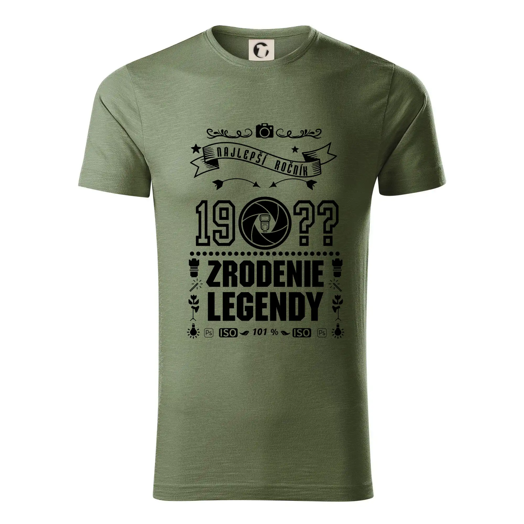 Trička Zrodenie legendy - Zrodenie legendy pre fotografa - Tričko z organickej bavlny