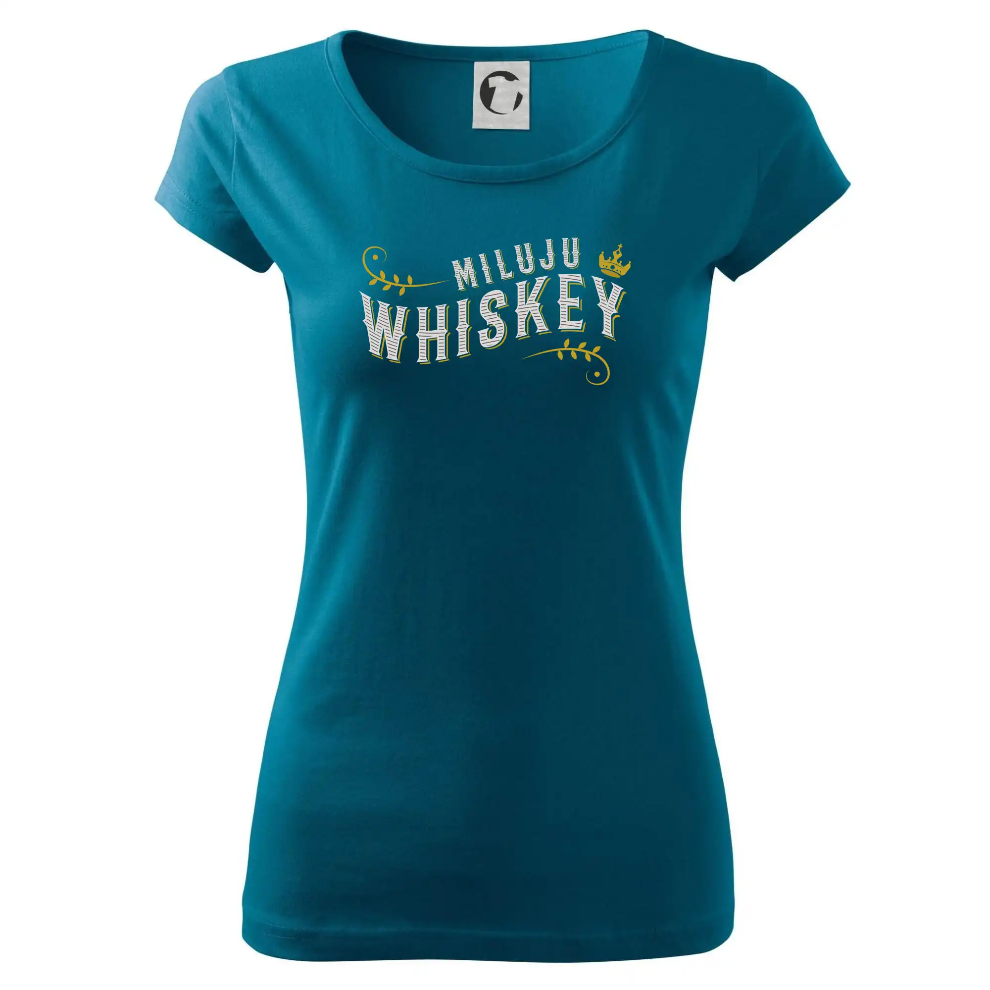 Vtipná tričká s motívmi pitie - ostatné - Milujem Whiskey - Dámske tričko Pure
