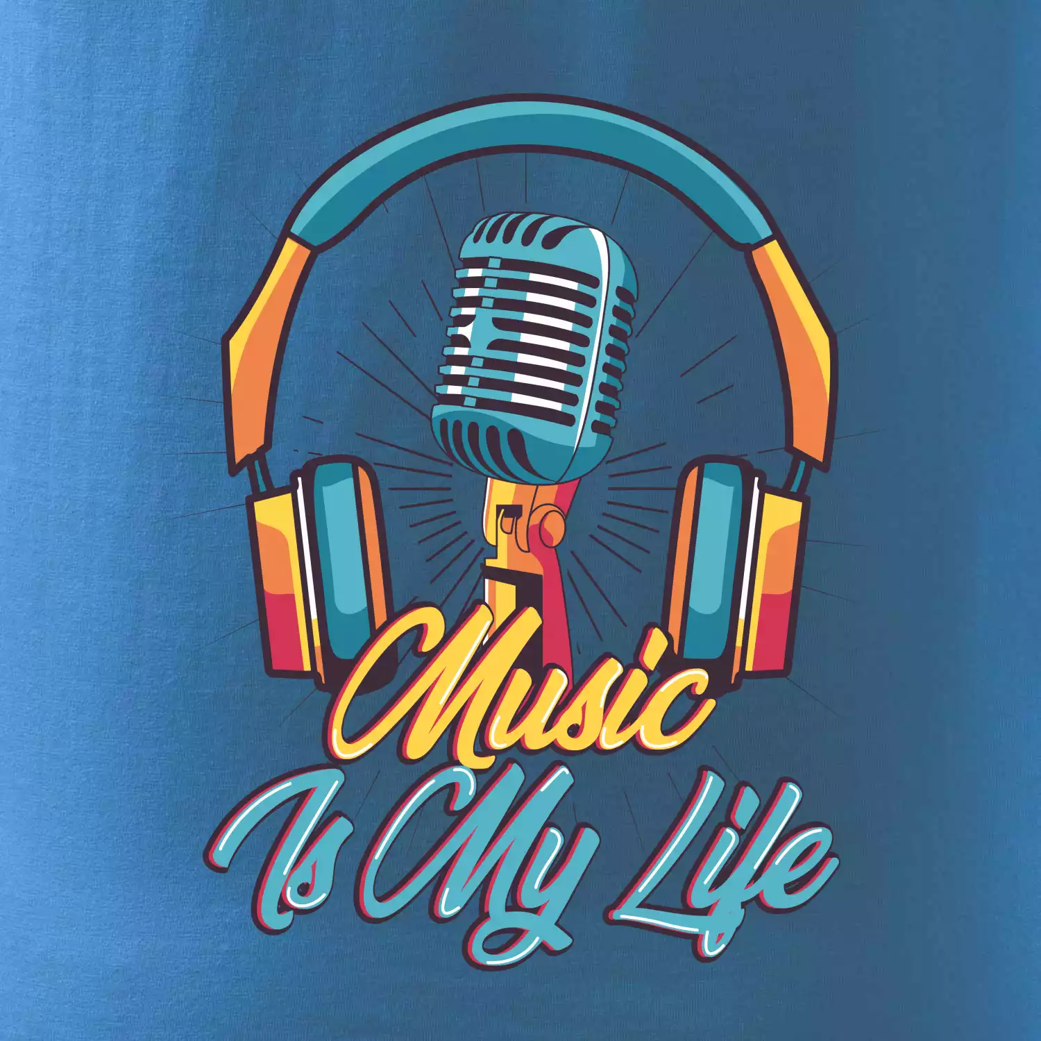 Music is my life sluchátka