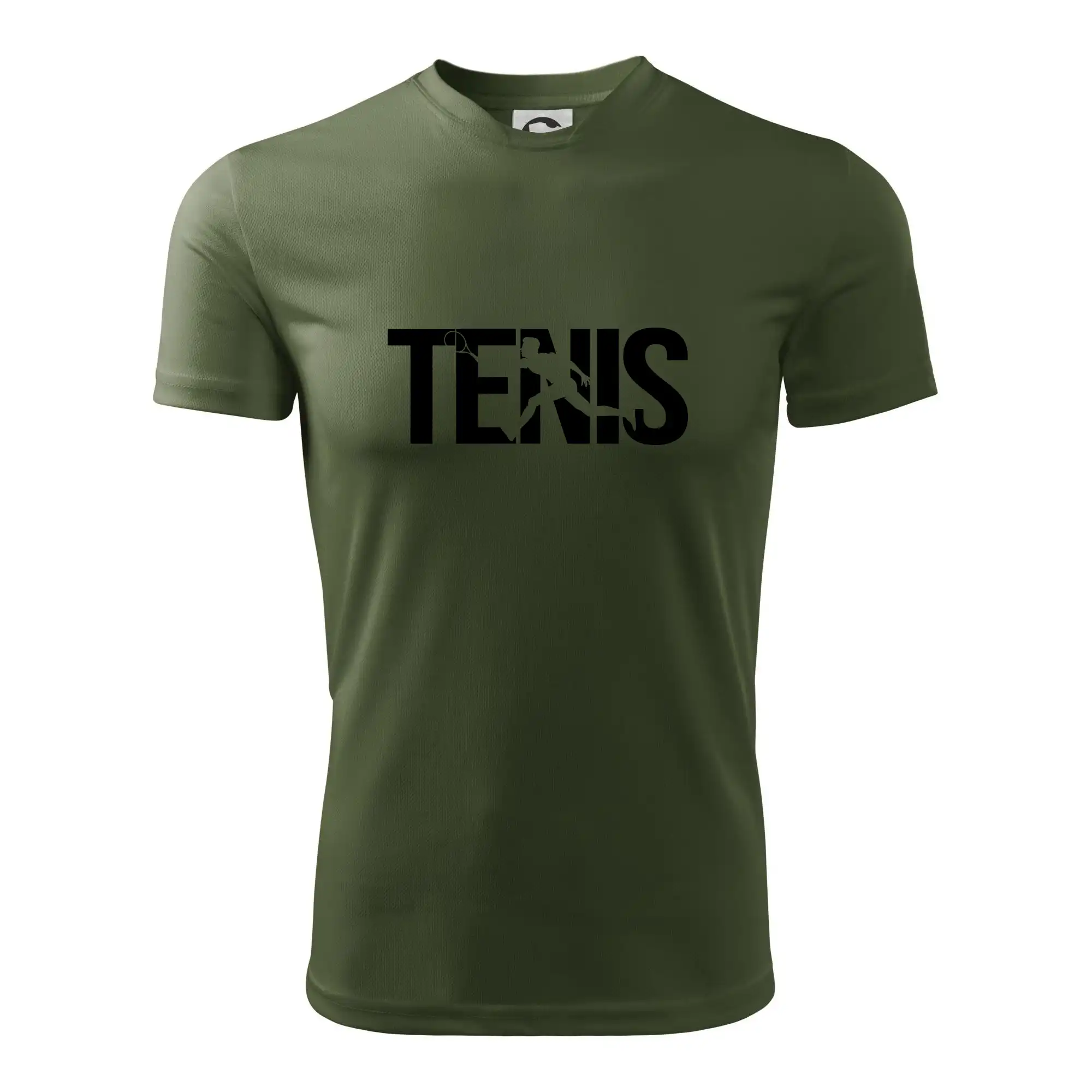 Tenis nápis silueta