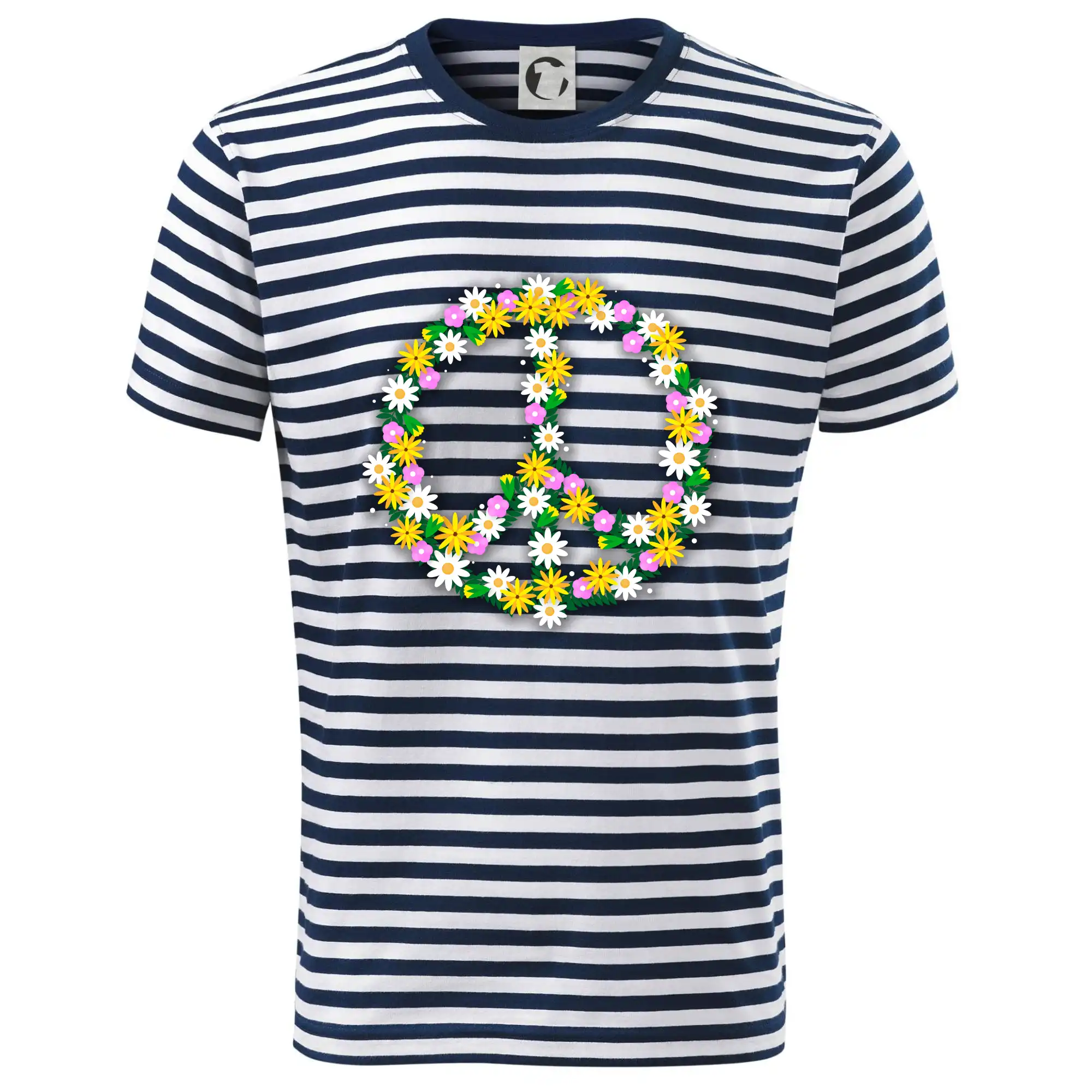 Tričká pre pohodový ľudí - Peace symbol margaréty - Dětské triko na vodu