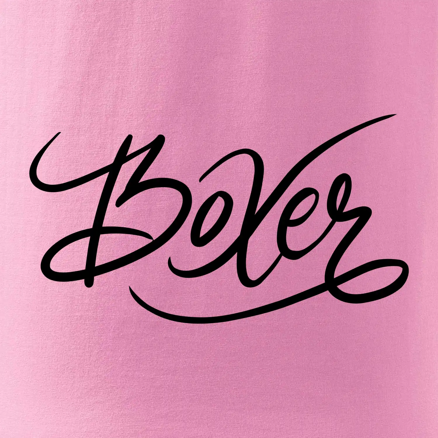 Boxer - nápis okrasný