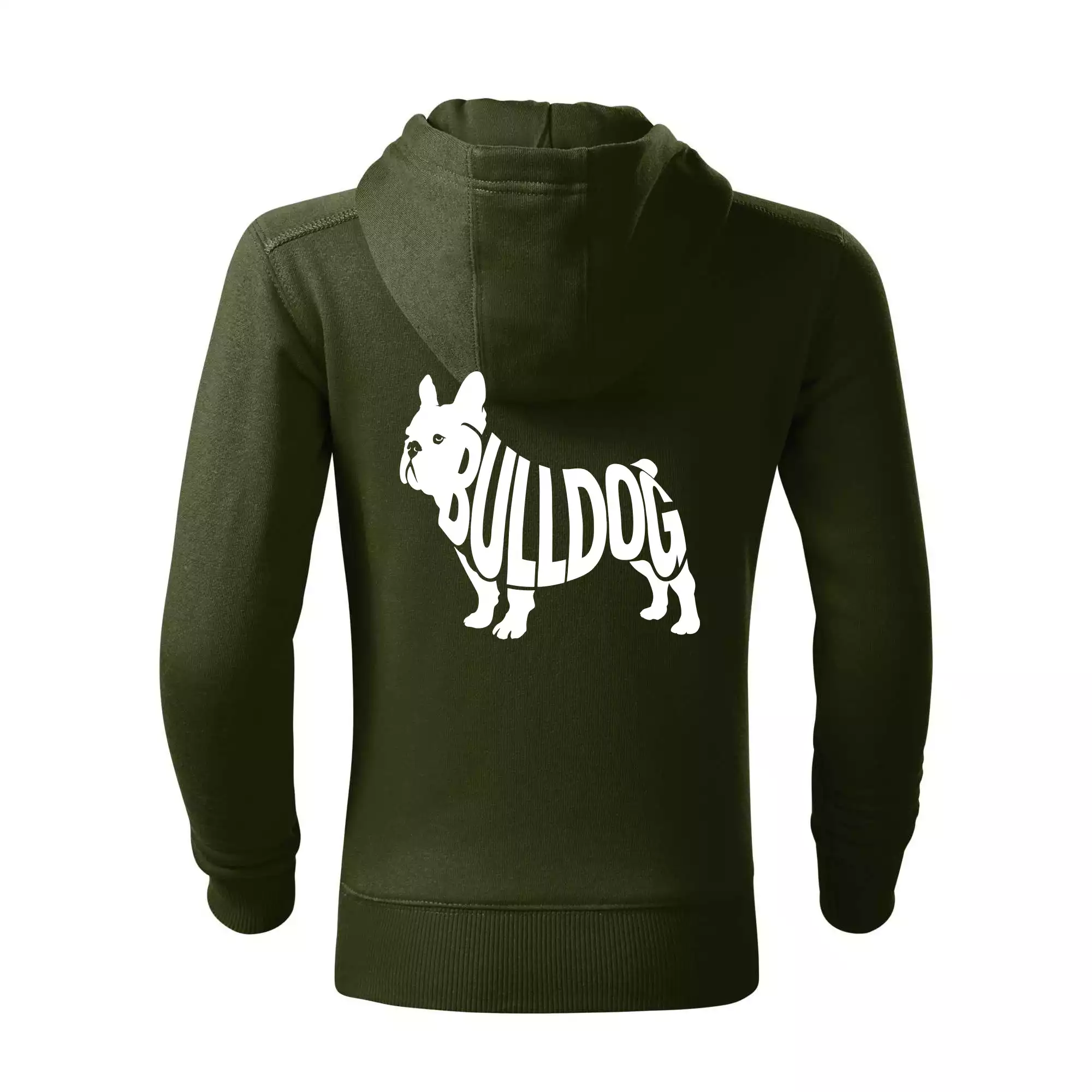 Bulldog  nápis v těle