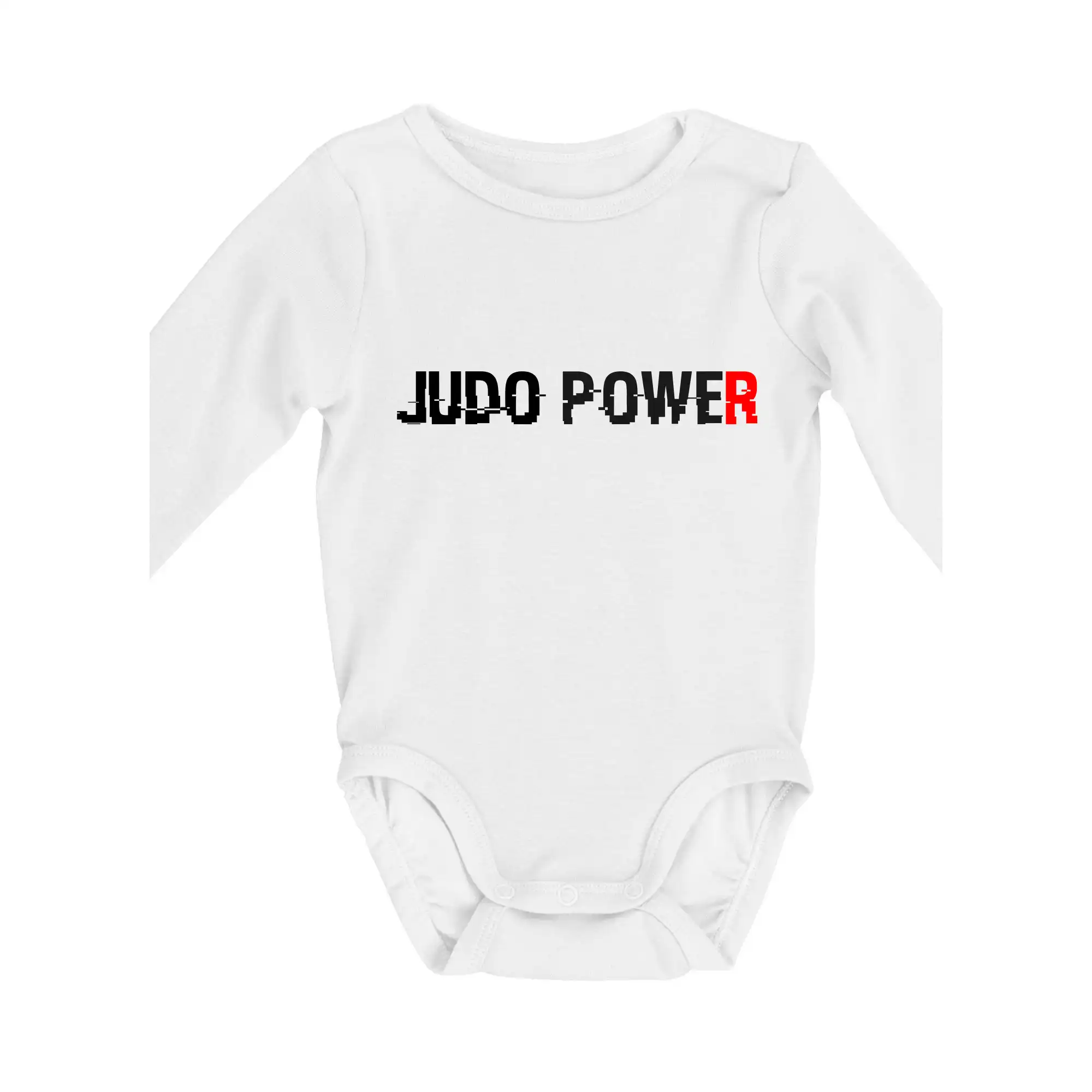 Tričká Judo - Judo power - Body dojčenské s dlhým rukávom