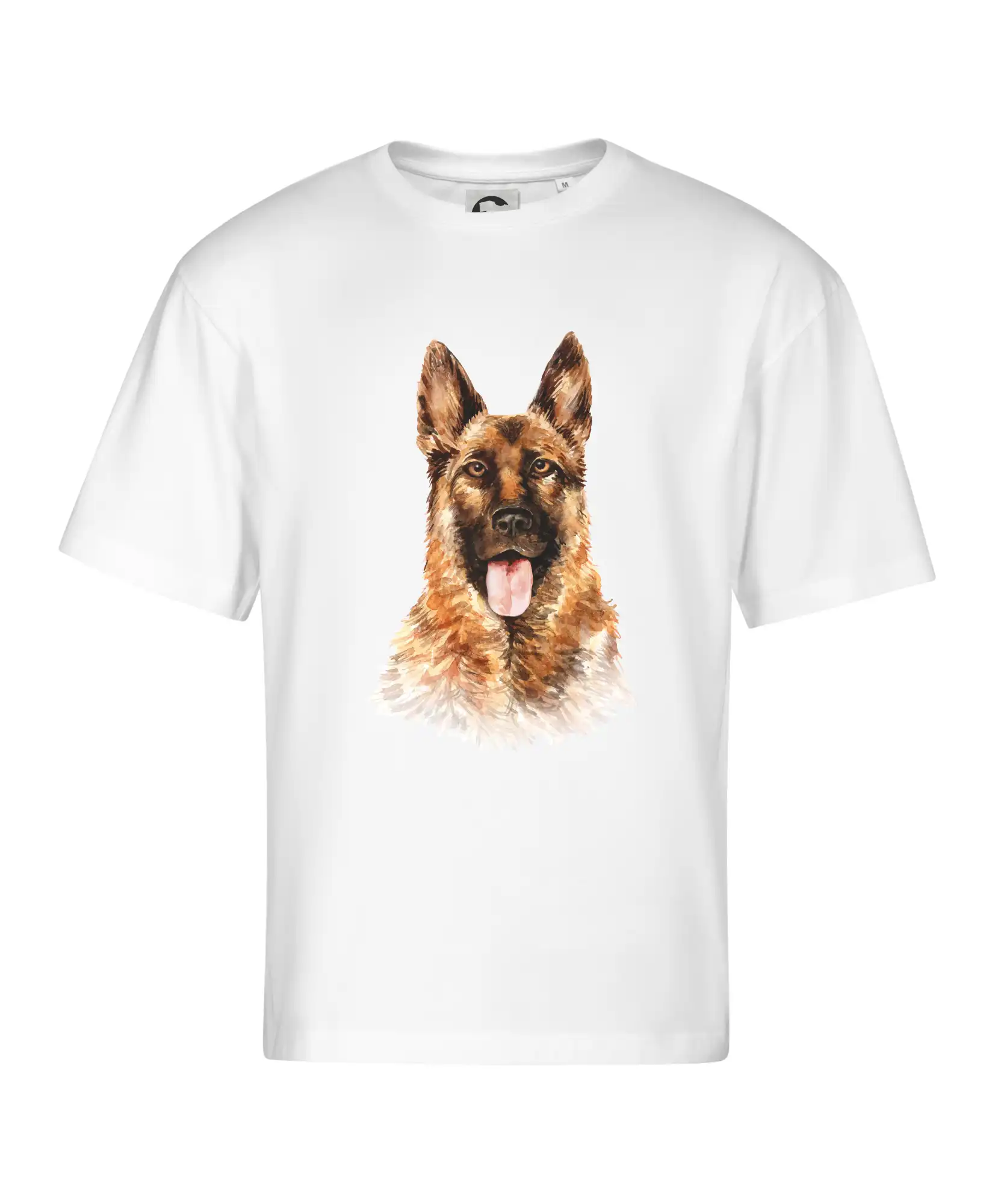 Nemecký ovčiak - German shepherd - vodová farba - Stage unisex - OVERSIZE