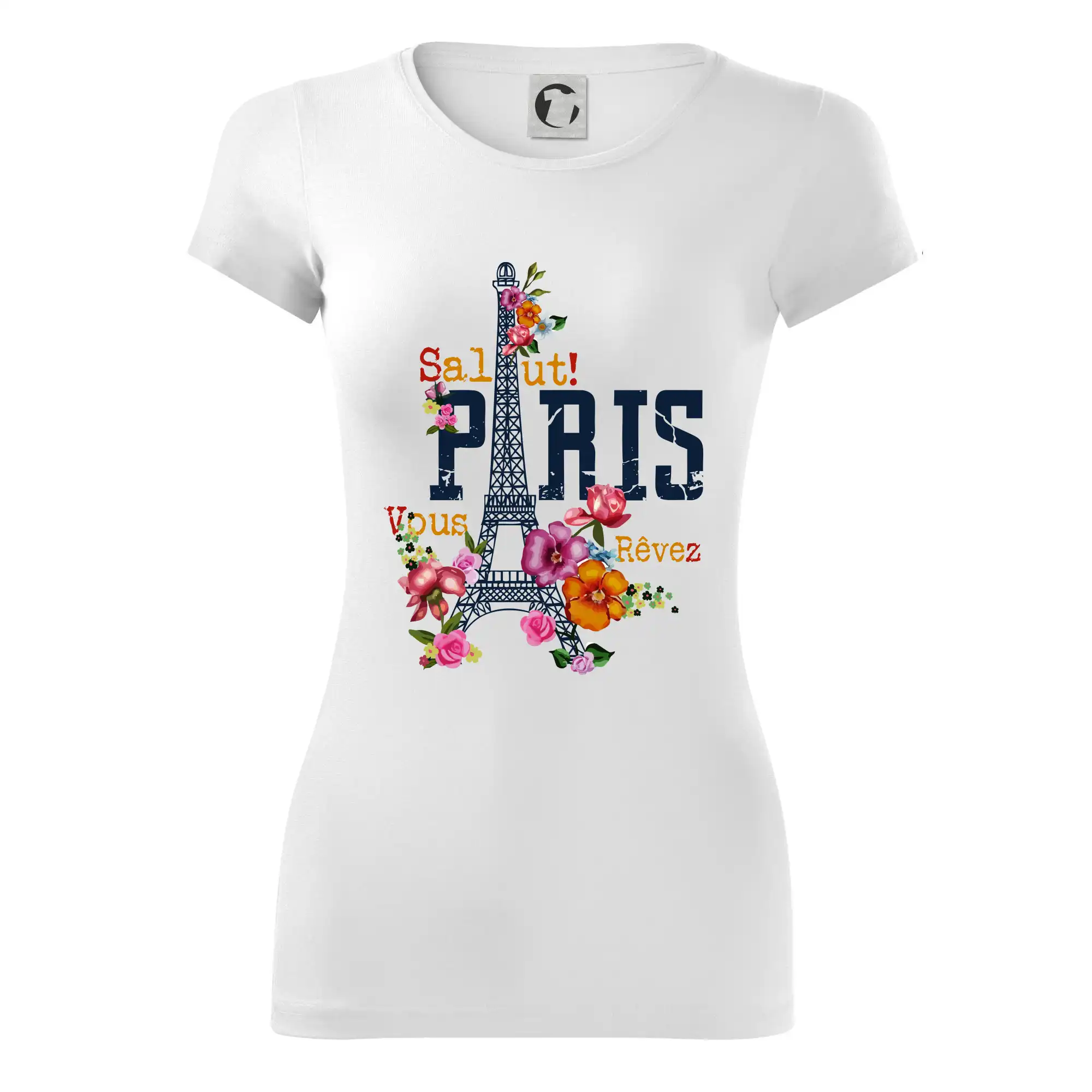 Tričká Francúzsko - Paris salut vous revez - Dámske tričko Glance - Priliehavejší strih