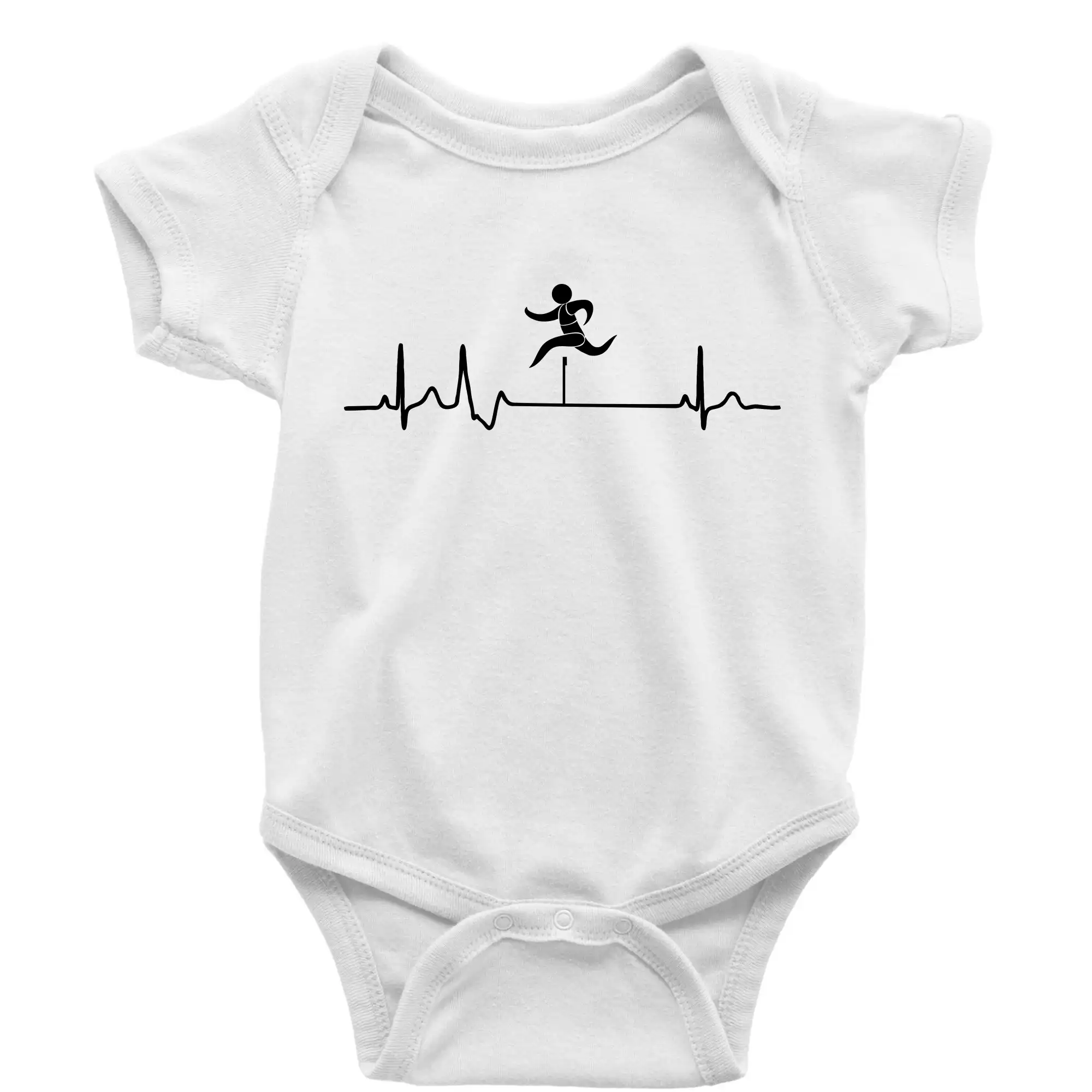 Tričká pre bežcov - EKG prekážkový beh - Body dojčenské s krátkym rukávom