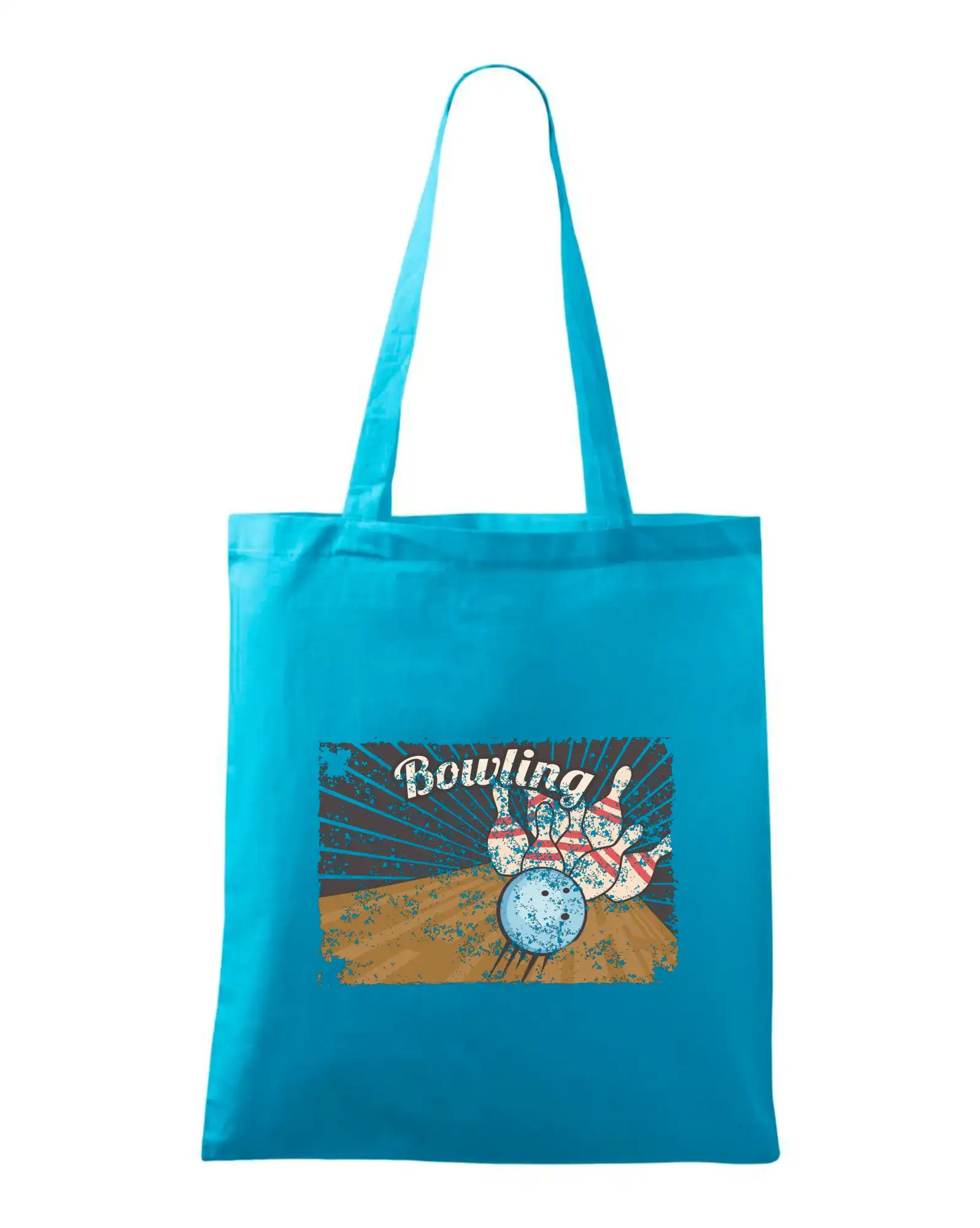 Tričká Bowling - Bowling plakát - Taška bavlnená