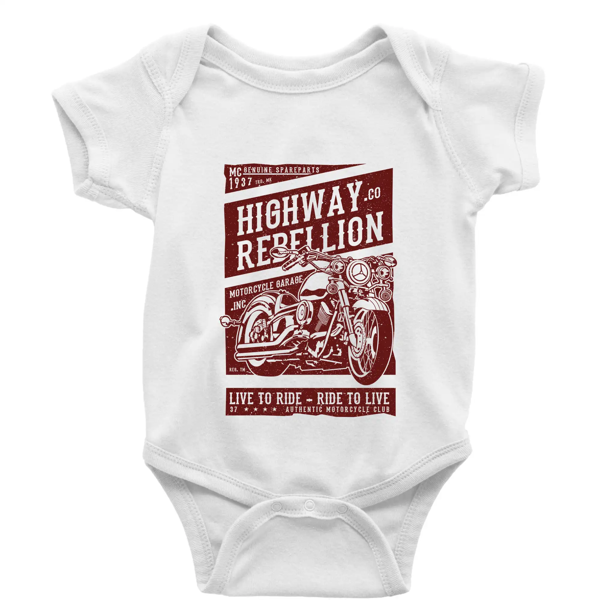 Highway Rebellion - Body dojčenské s krátkym rukávom
