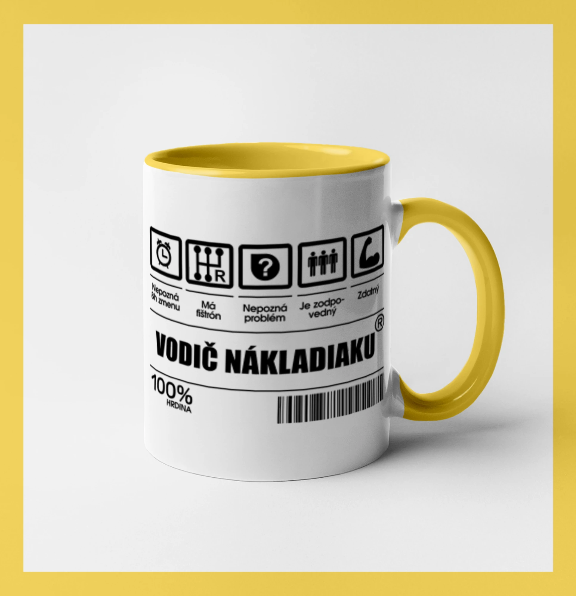 Čiarový kód - Vodič nákladiaku Čiarový kód - Vodič nákladiaku