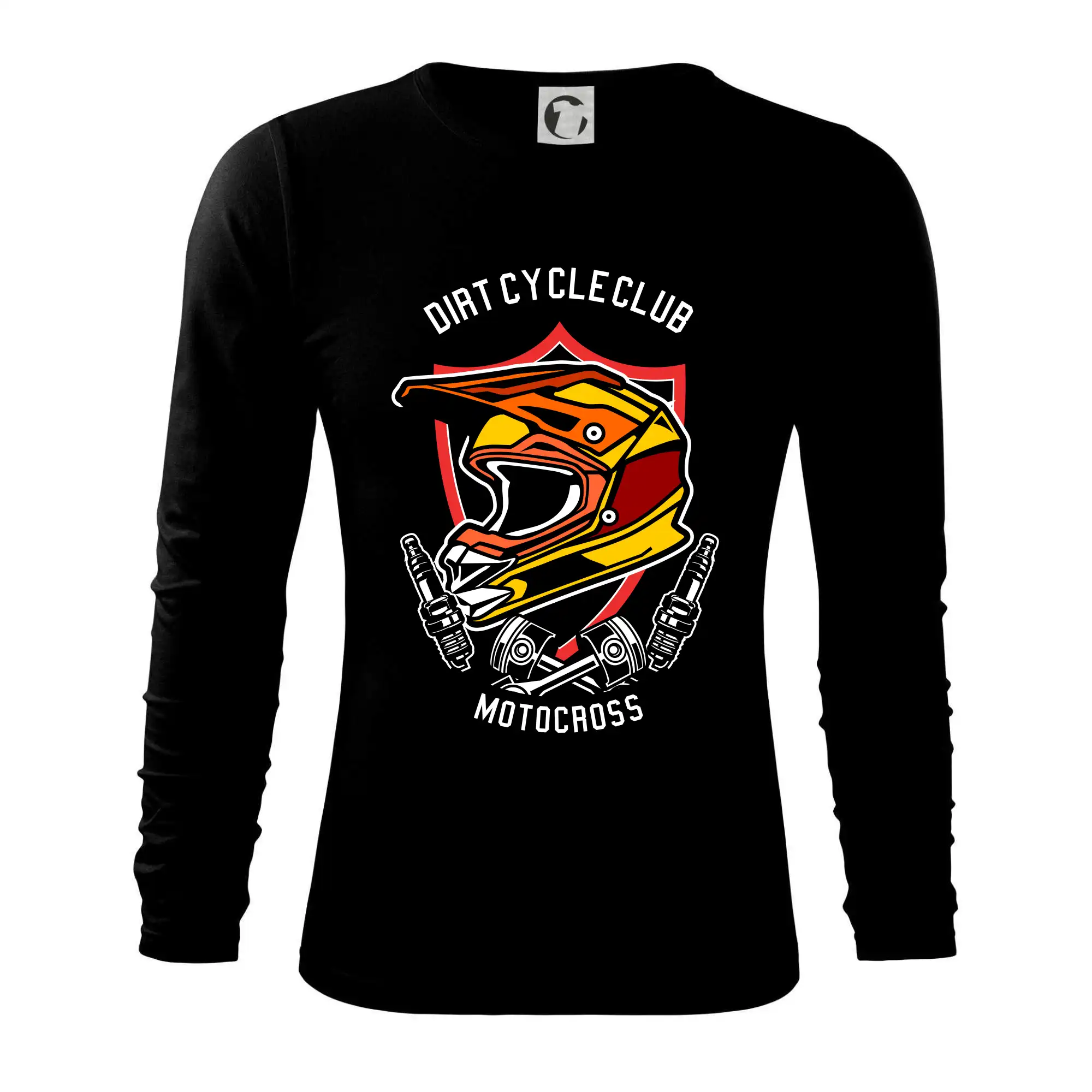Motocross tričká - Dirty club racing - Tričko s dlhým rukávom FIT-T long sleeve
